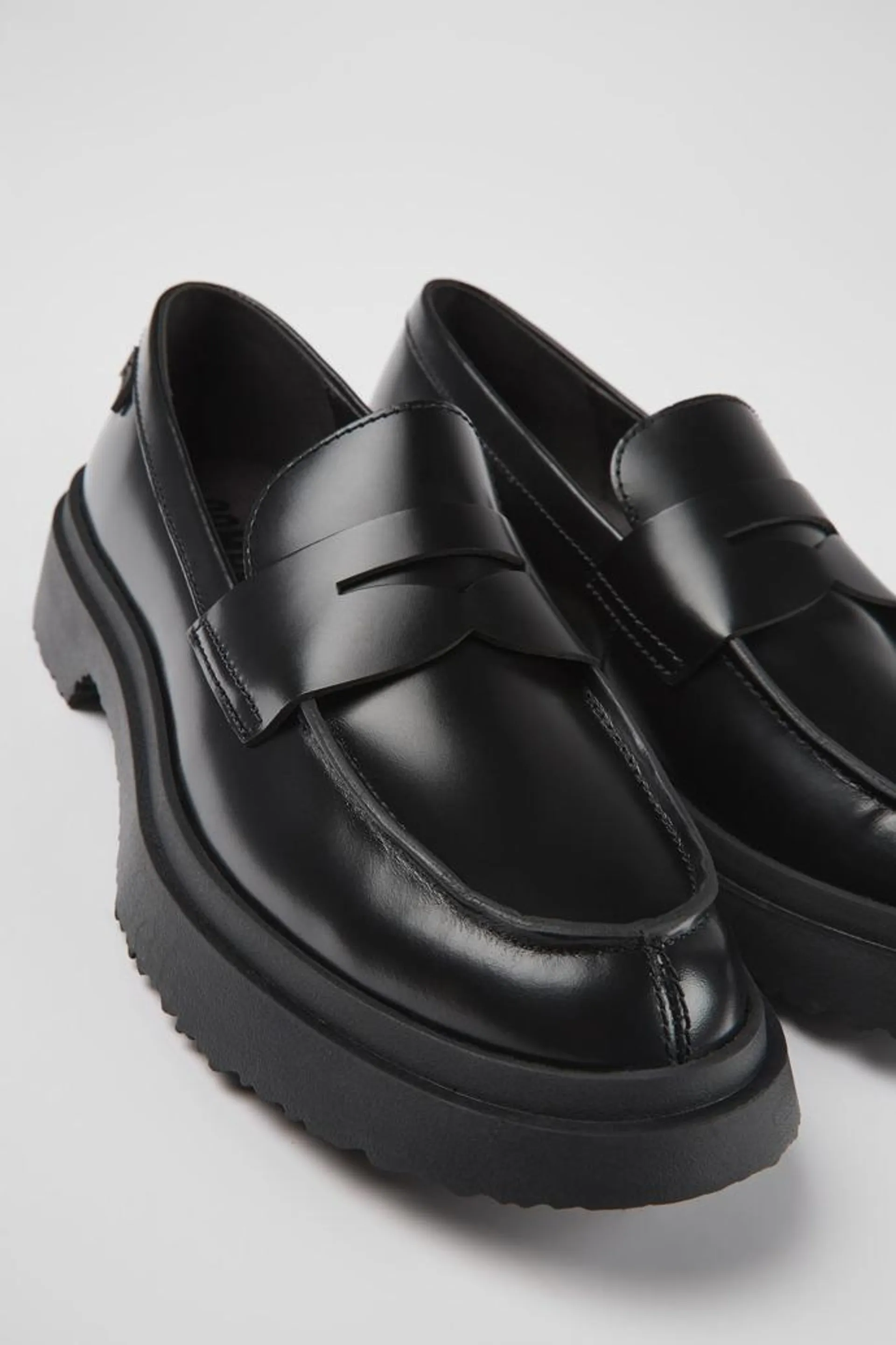 Walden Mocasines de piel negra para mujer