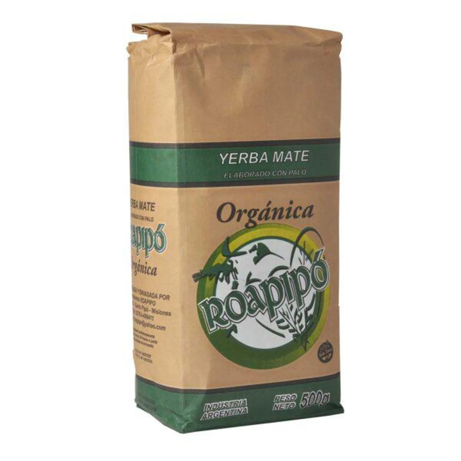 Yerba mate orgánica Tradicional – 500gr – Roapipo