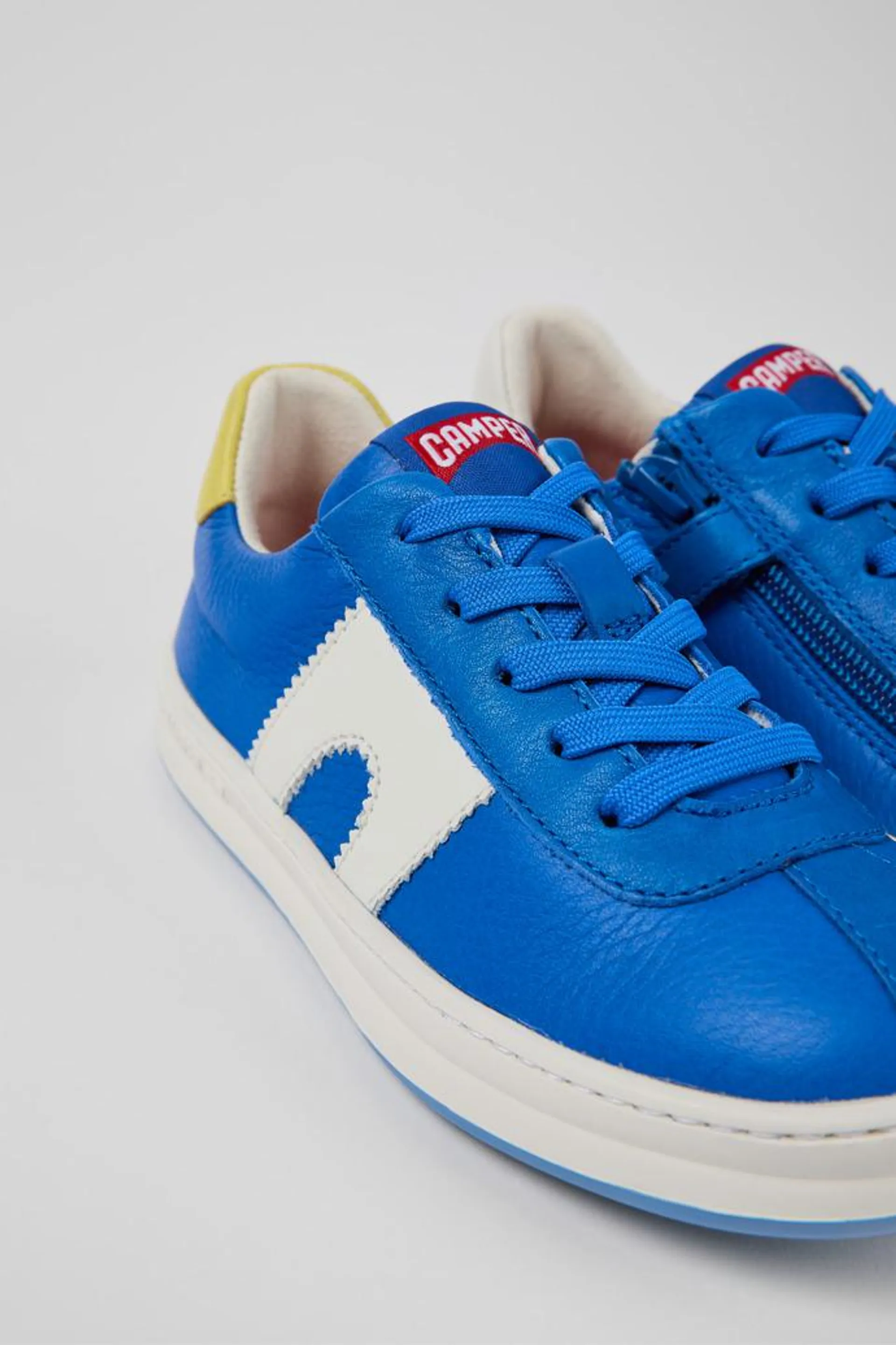 Twins Sneaker de piel azul