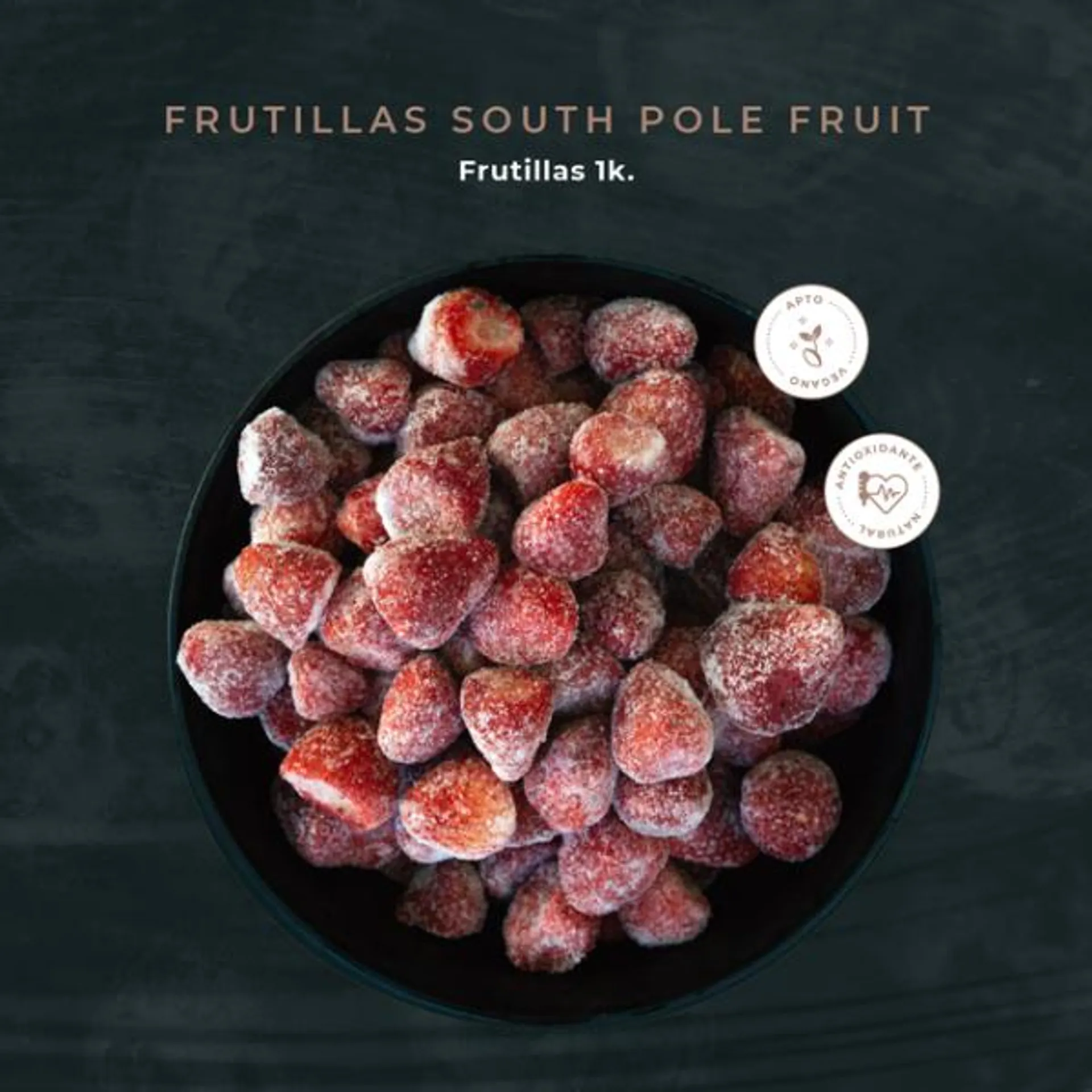 Frutillas congeladas IQF x 1/2 kg - Frutos rojos