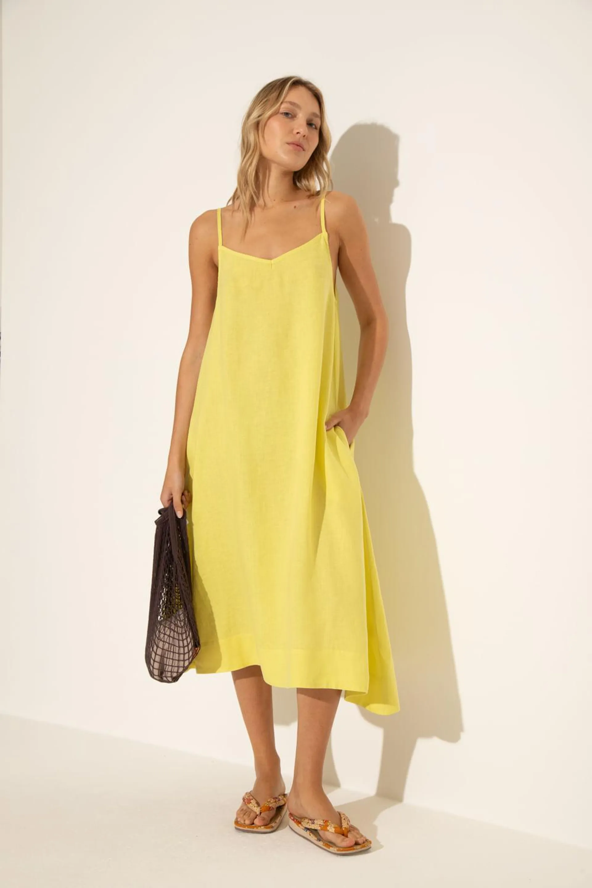 VESTIDO GARMENT DYED