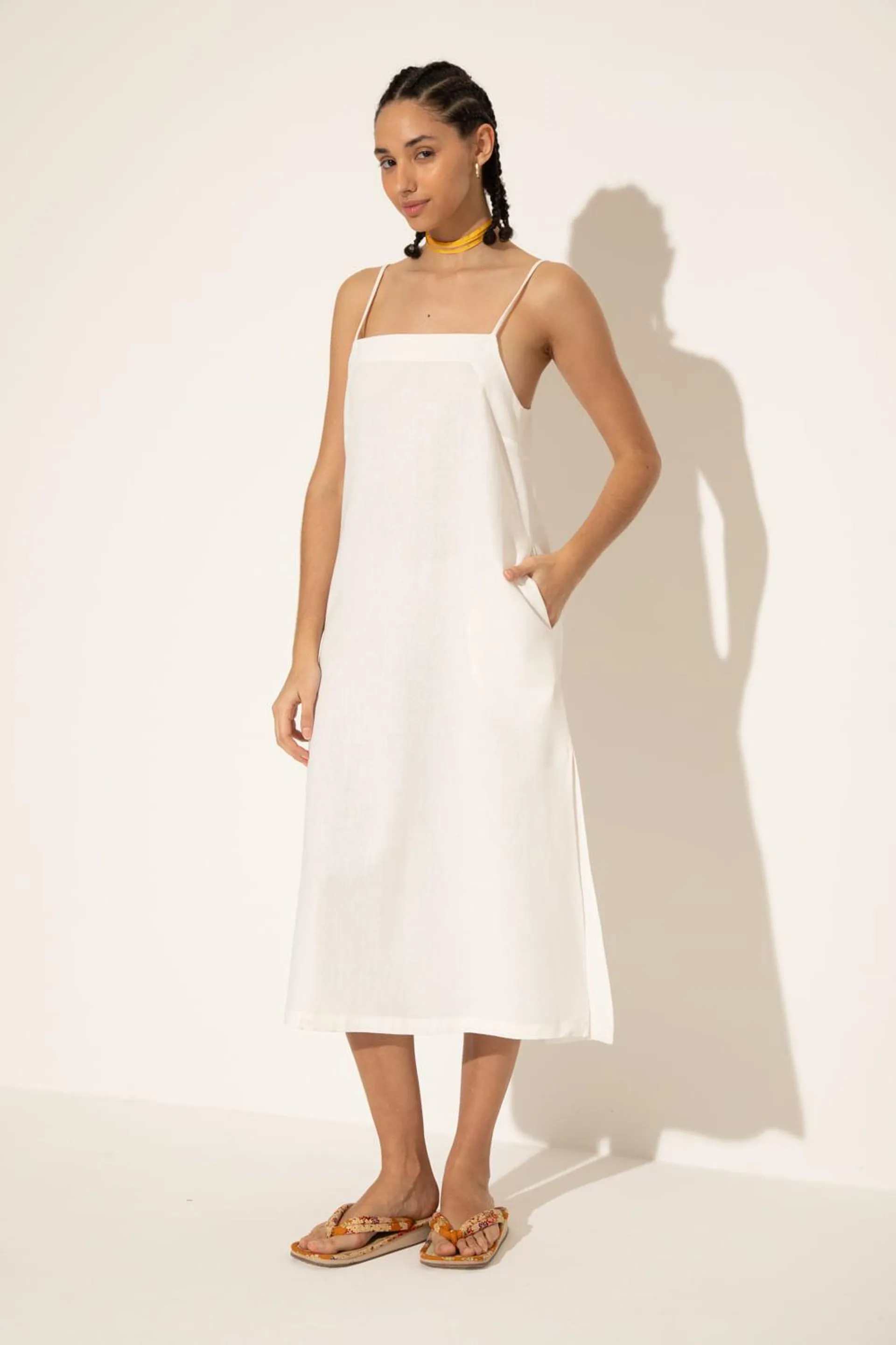 VESTIDO LINO LOOSE CARRIE