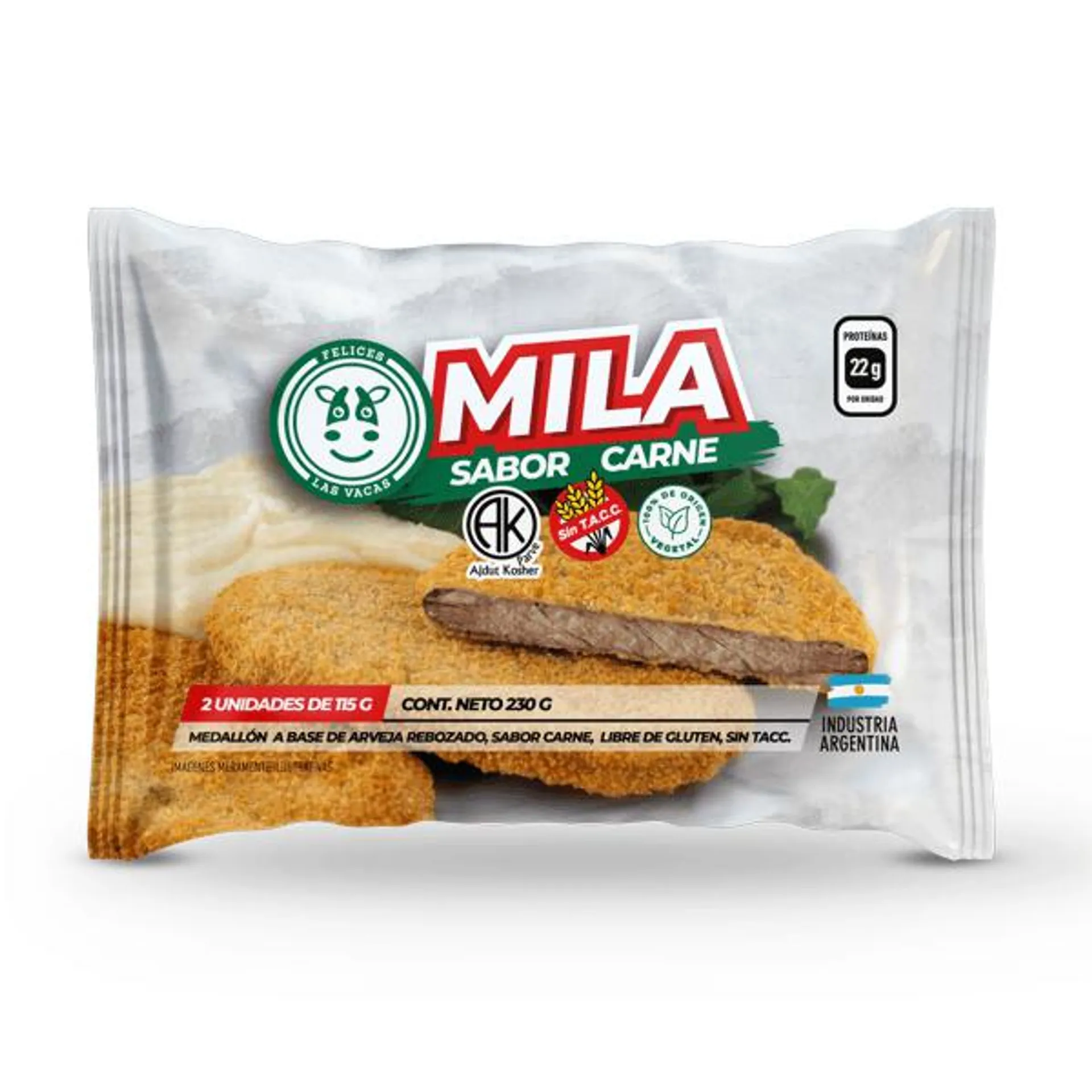 MILA SABOR CARNE – FELICES LAS VACAS 230gr