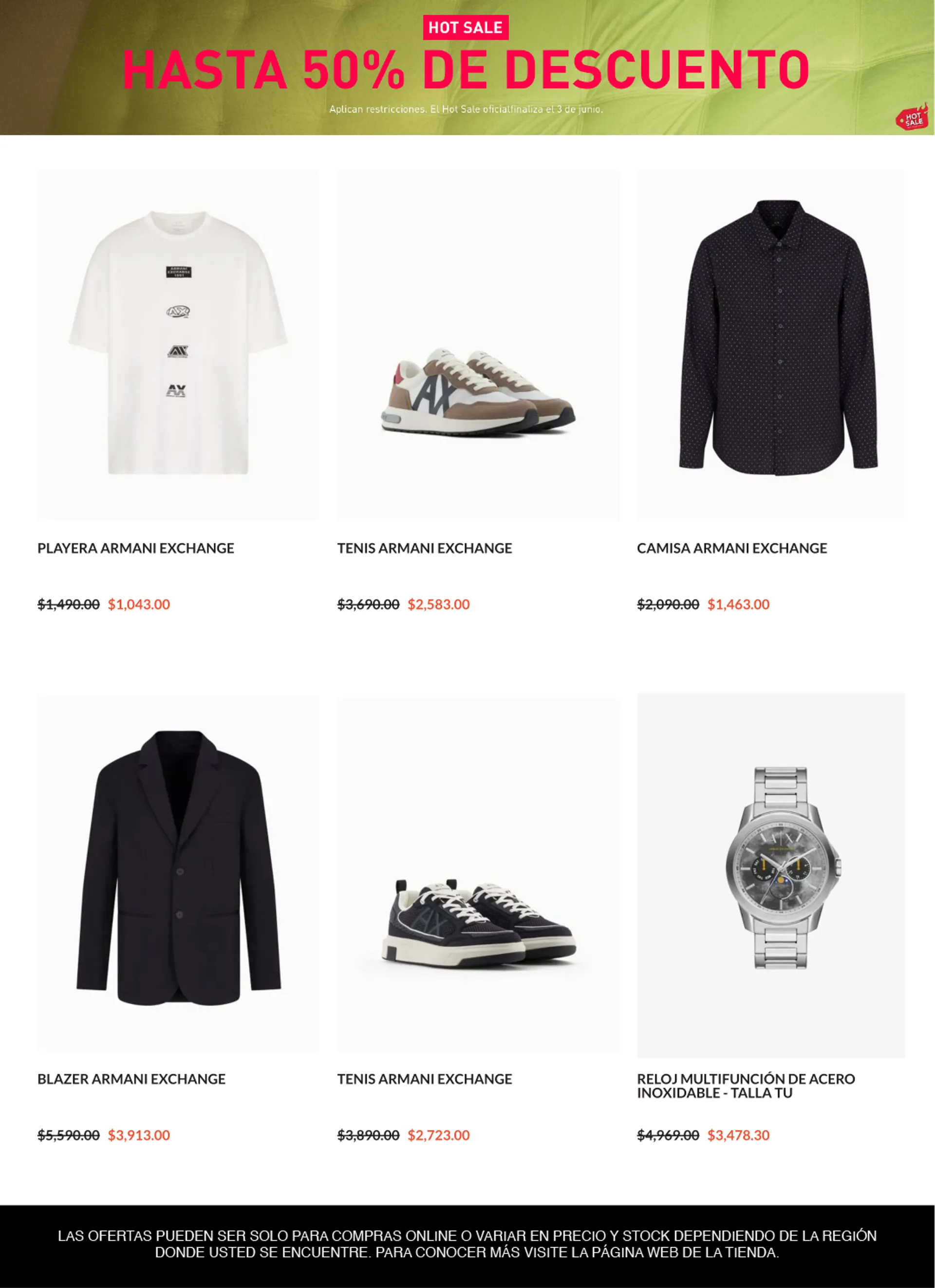 Catálogo de Armani exchange Ofertas 29 de mayo al 13 de junio 2025 - Pagina 5