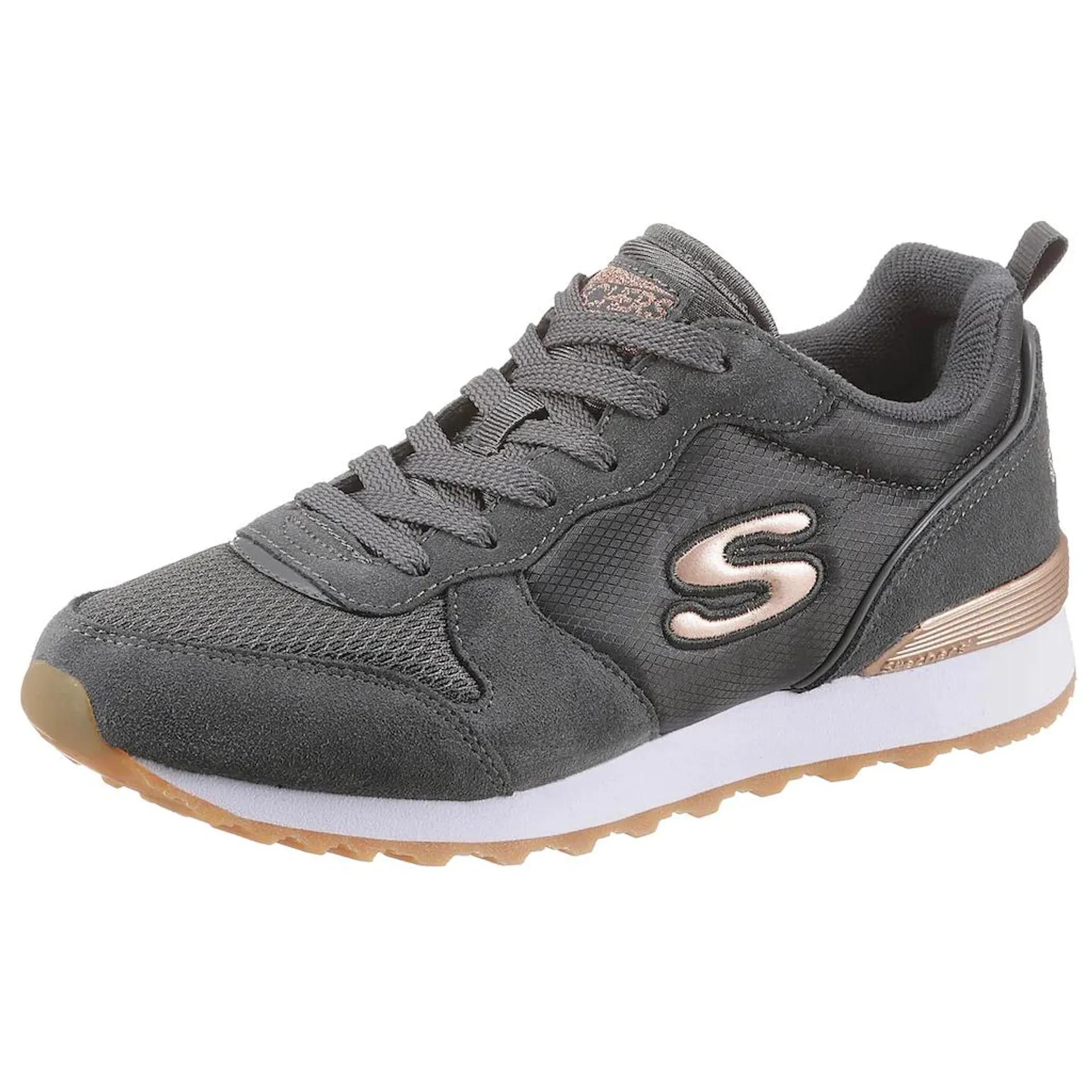 Skechers Sneaker »OG 85 - GOLDN GURL«, Freizeitschuh, Halbschuh, Schnürschuh mit Air-Cooled Memory Foam