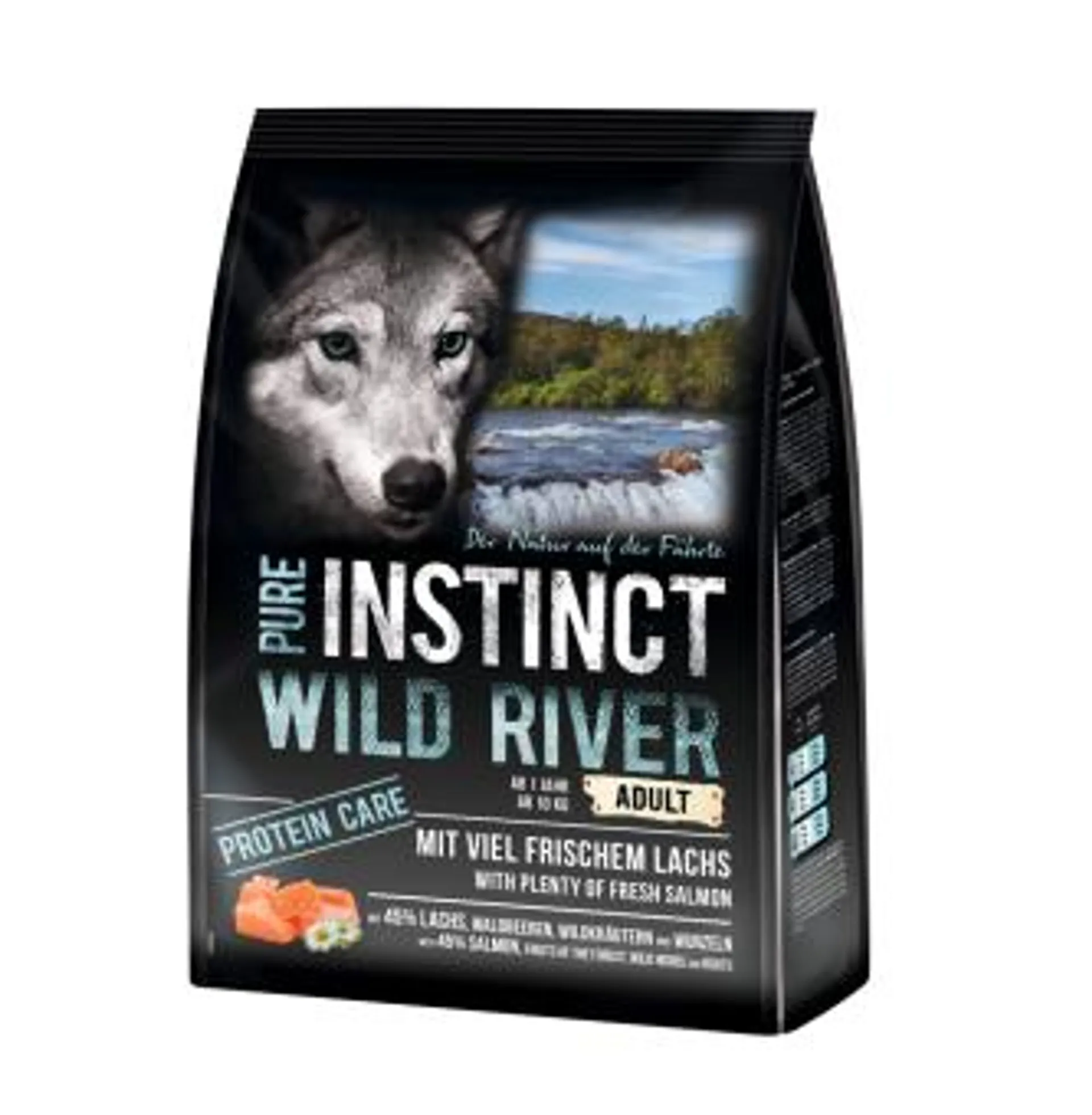 PURE INSTINCT PROTEIN CARE Wild River 1kg mit Lachs