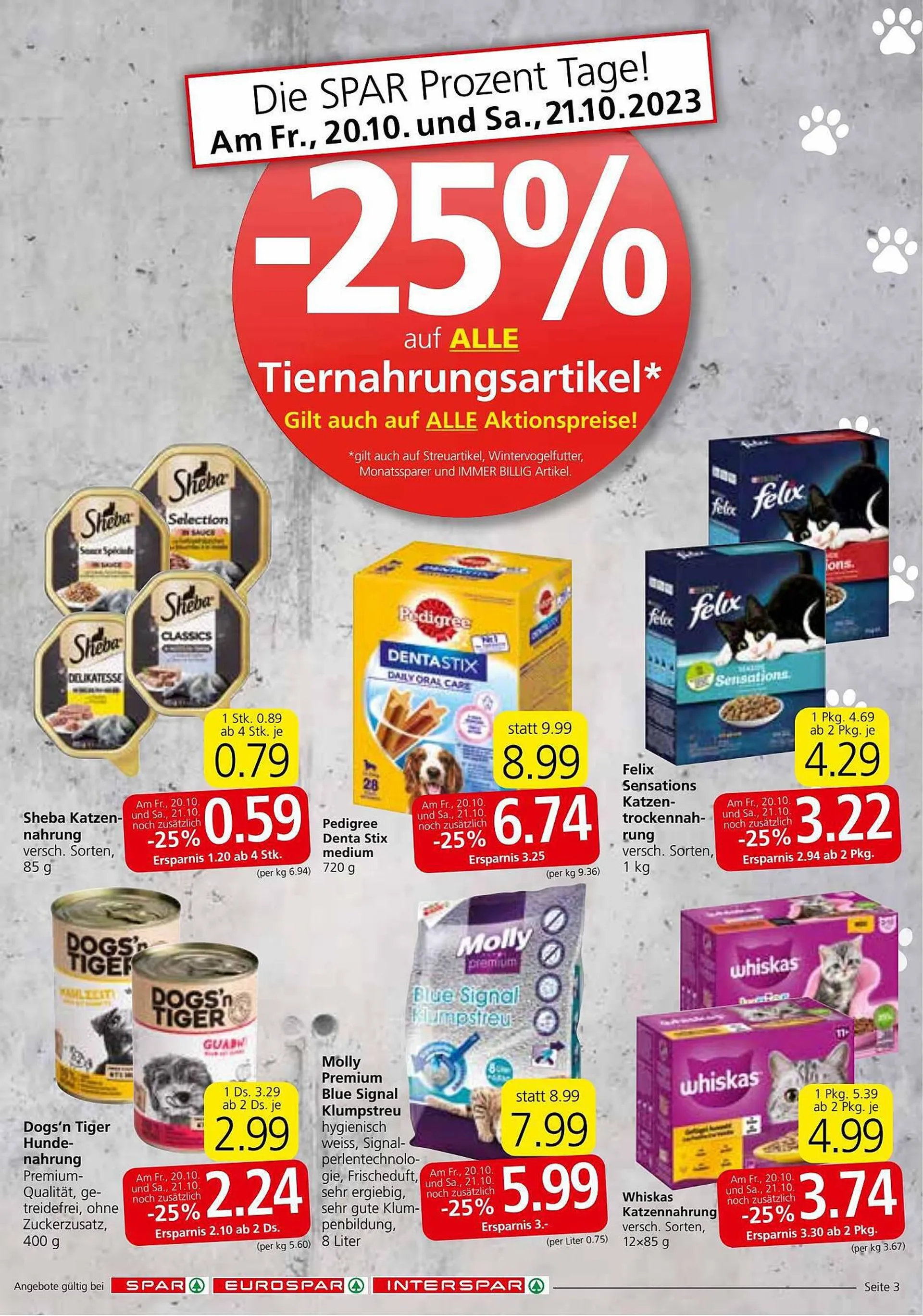 Interspar Flugblatt von 19. Oktober bis 24. Oktober 2023 - Flugblätt seite  3