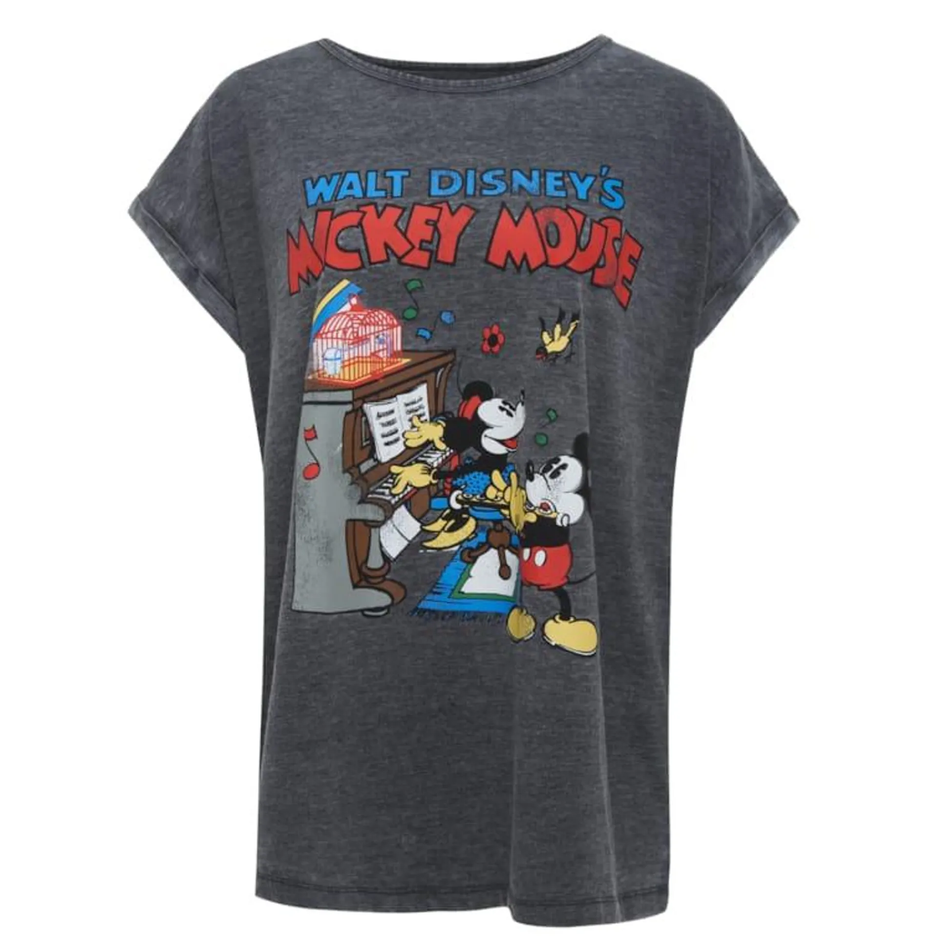 Recovered T-Shirt Mickey Mouse & Minnie Vintage Poster