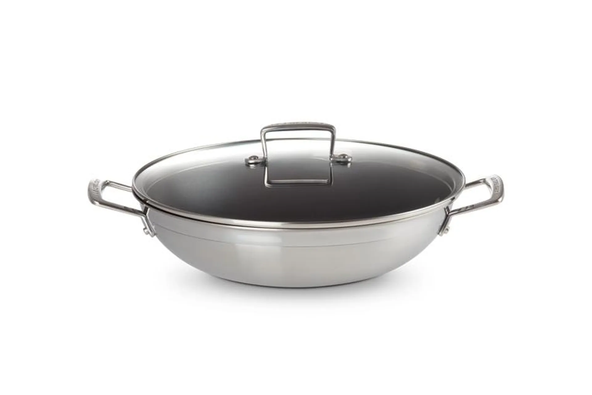 Antihaftbeschichteter Wok aus 3-ply Edelstahl