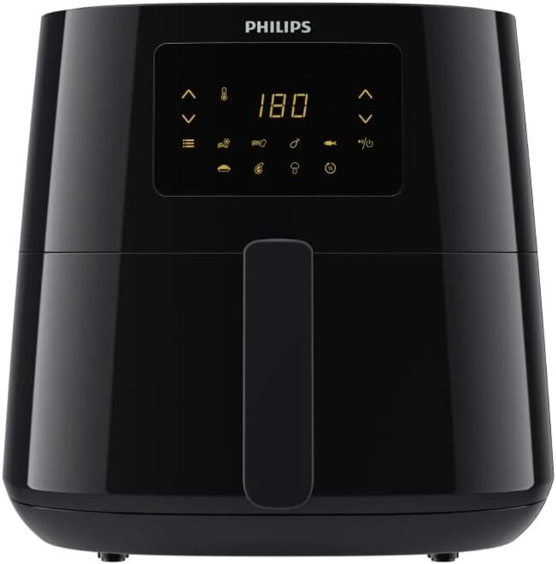 Philips 3000er Airfryer XL - Rapid Air Technologie, Frittieren mit bis zu 90% weniger Fett, 1,2 kg Fassungsvermögen, 6,2 l Größe, Touchscreen, Schwarz (HD9270/90)