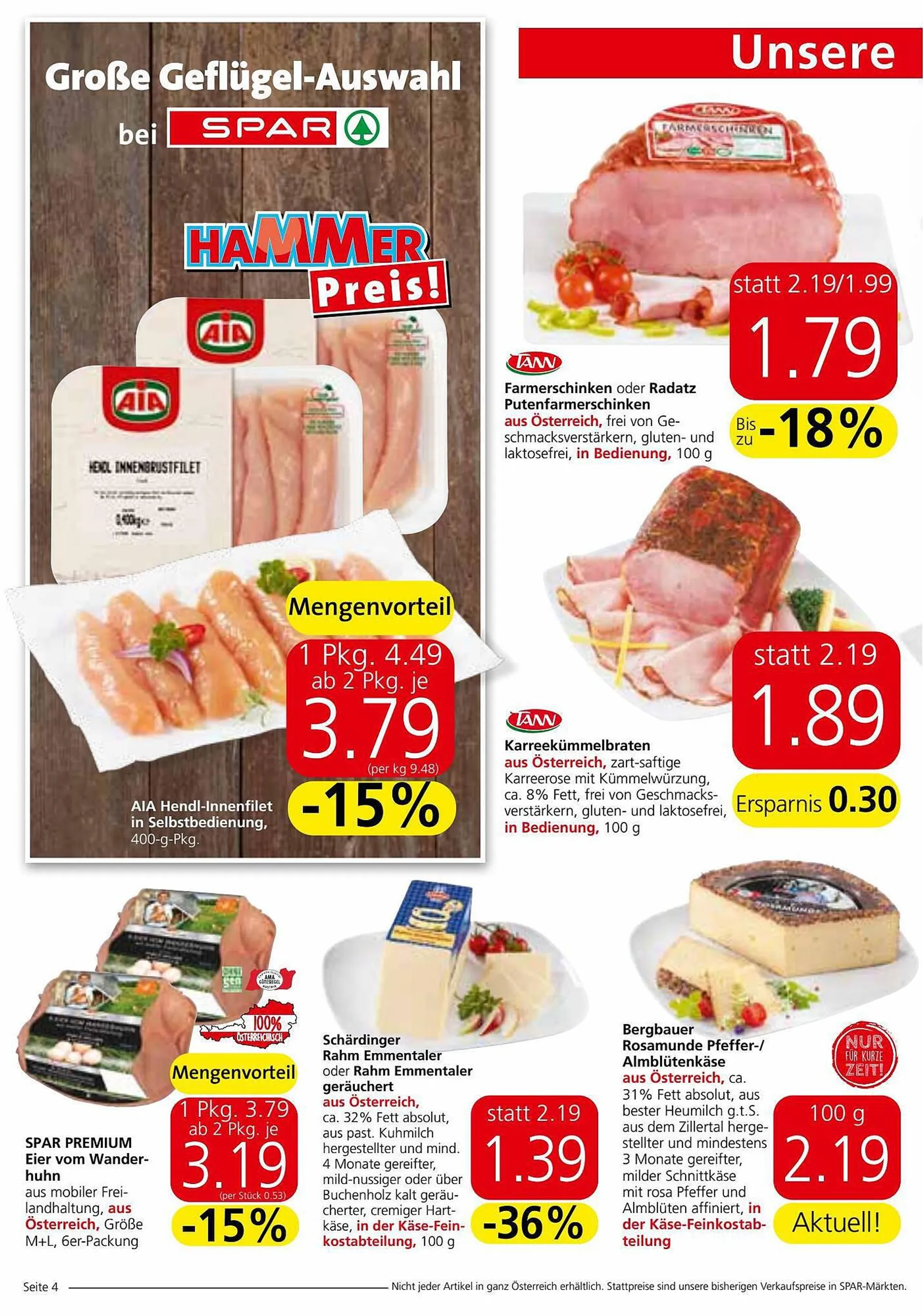Interspar Flugblatt von 19. Oktober bis 24. Oktober 2023 - Flugblätt seite  4