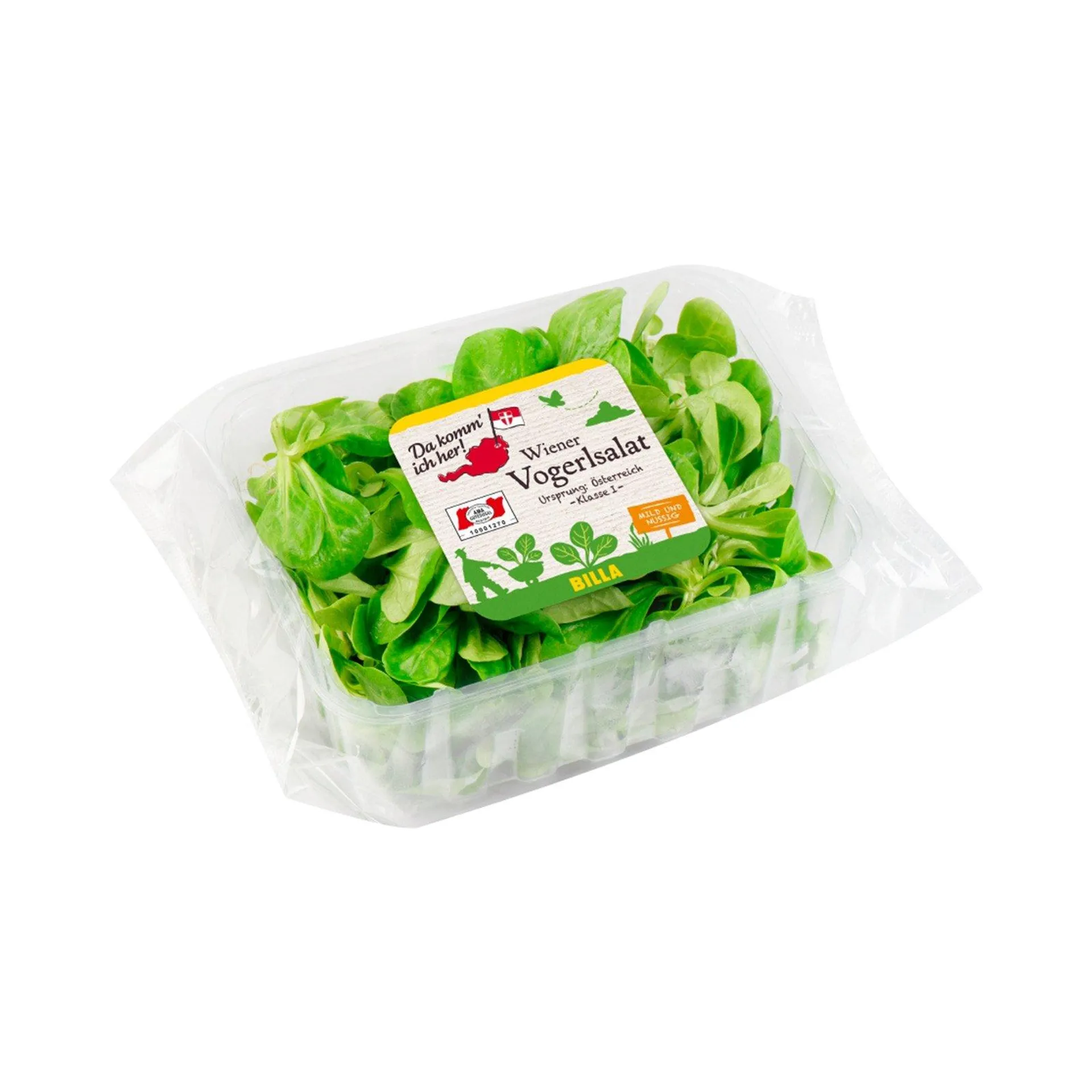 Salate verpackt