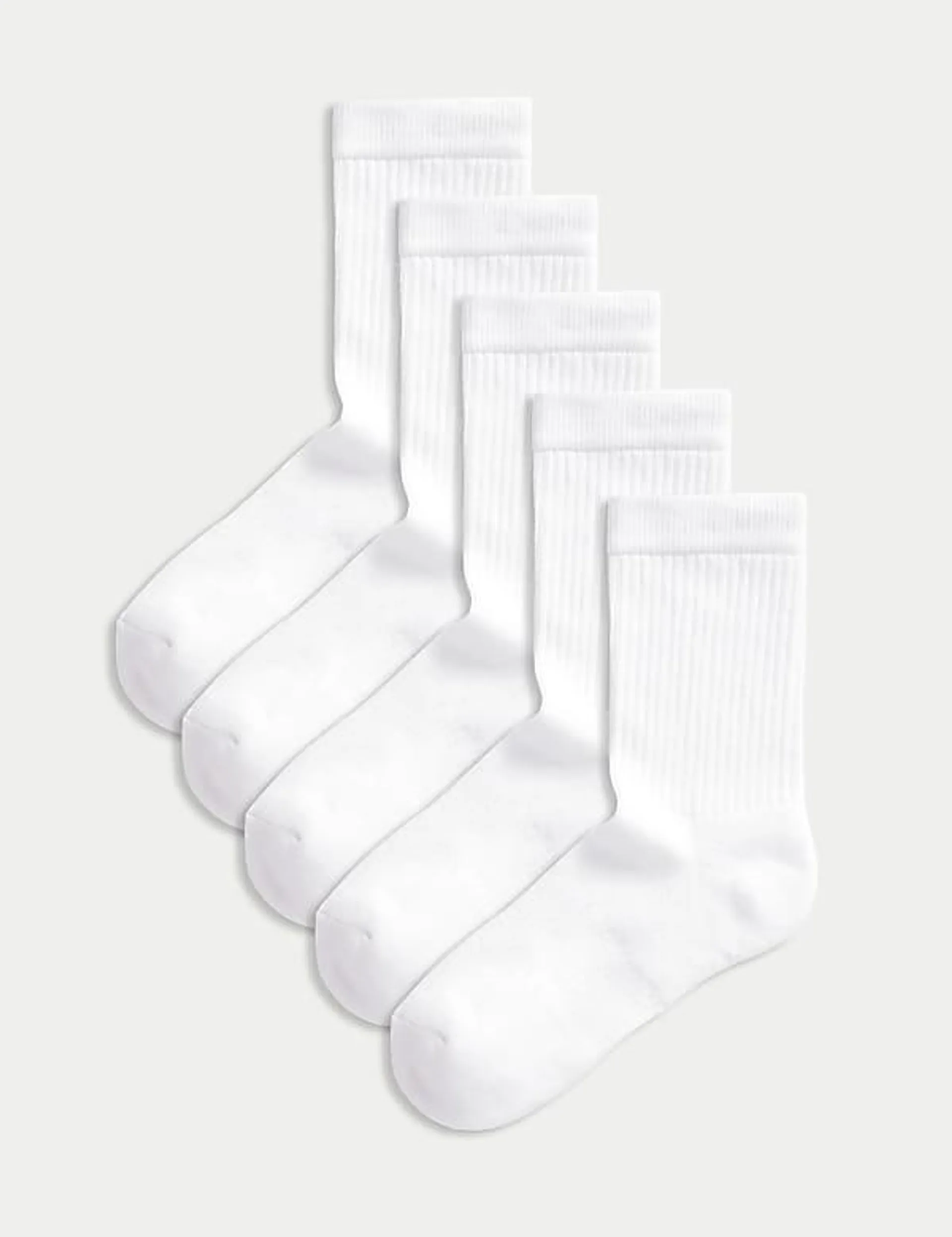 5er-Pack Sportsocken mit hohem Baumwollanteil (22,5–45)