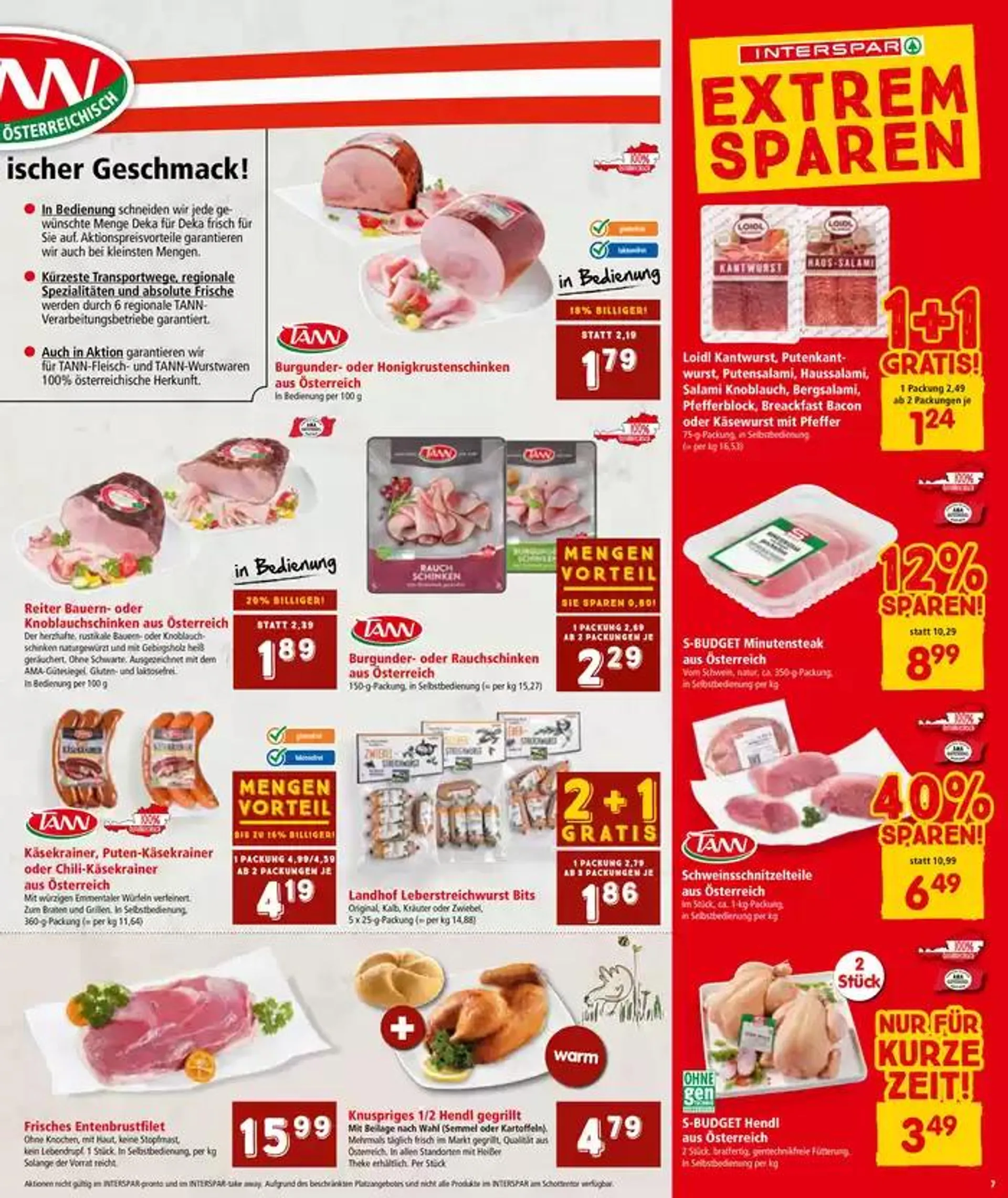 Interspar flugblatt von 29. Oktober bis 12. November 2024 - Flugblätt seite  7