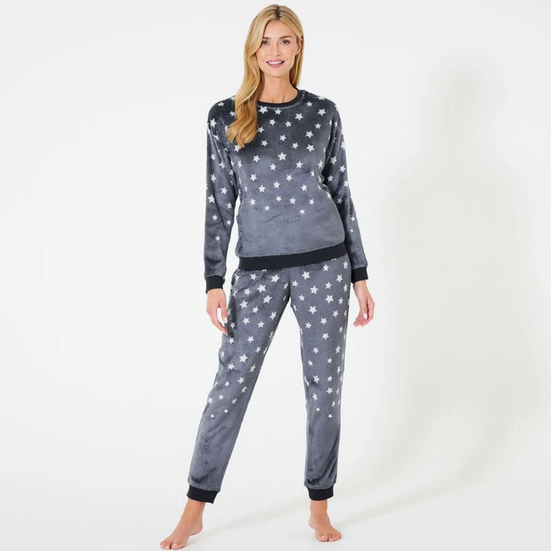 Damen-Freizeit-Hose mit Sternenmuster