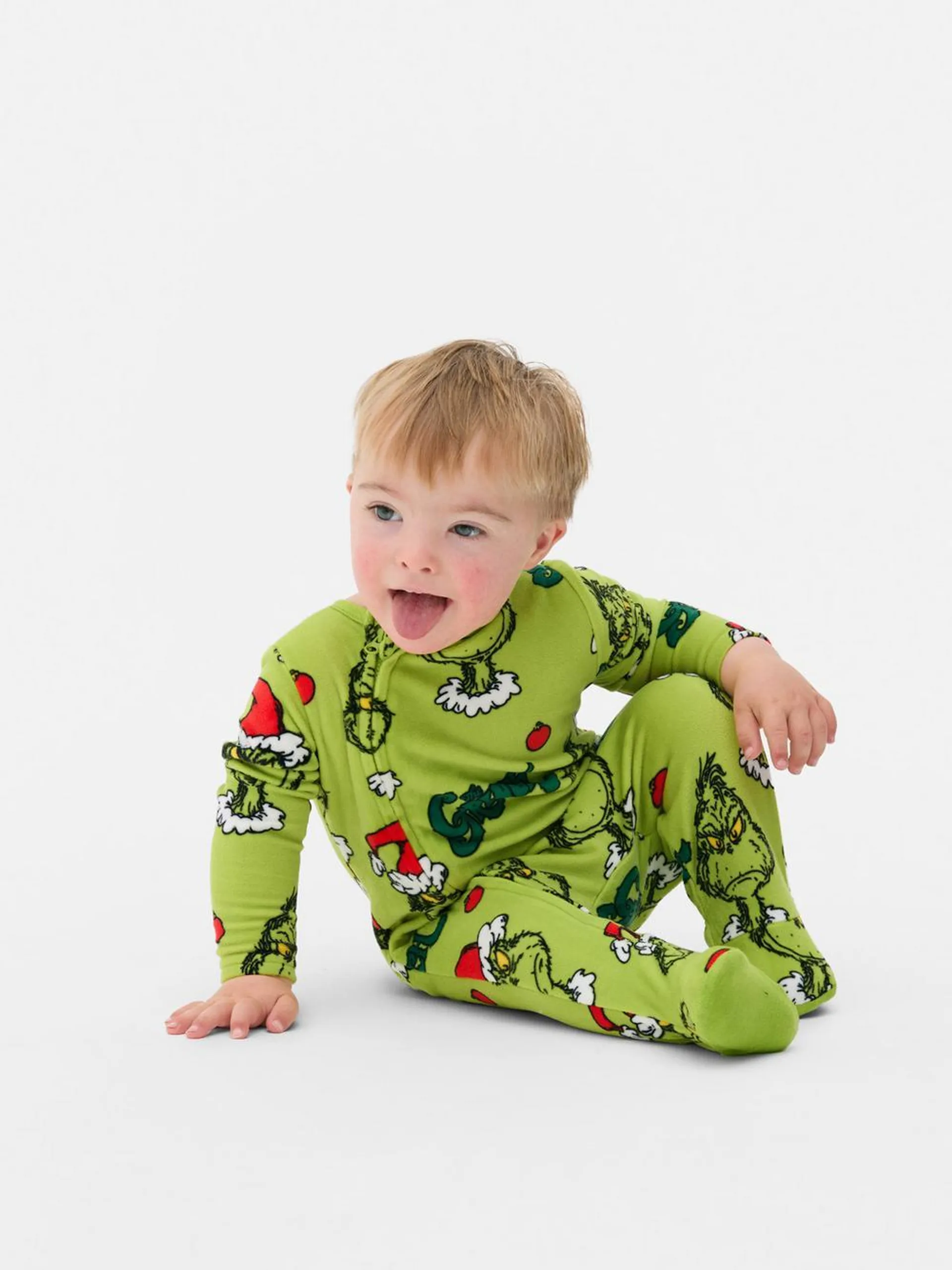 „Der Grinch“ Schlafanzug aus Fleece für Babys