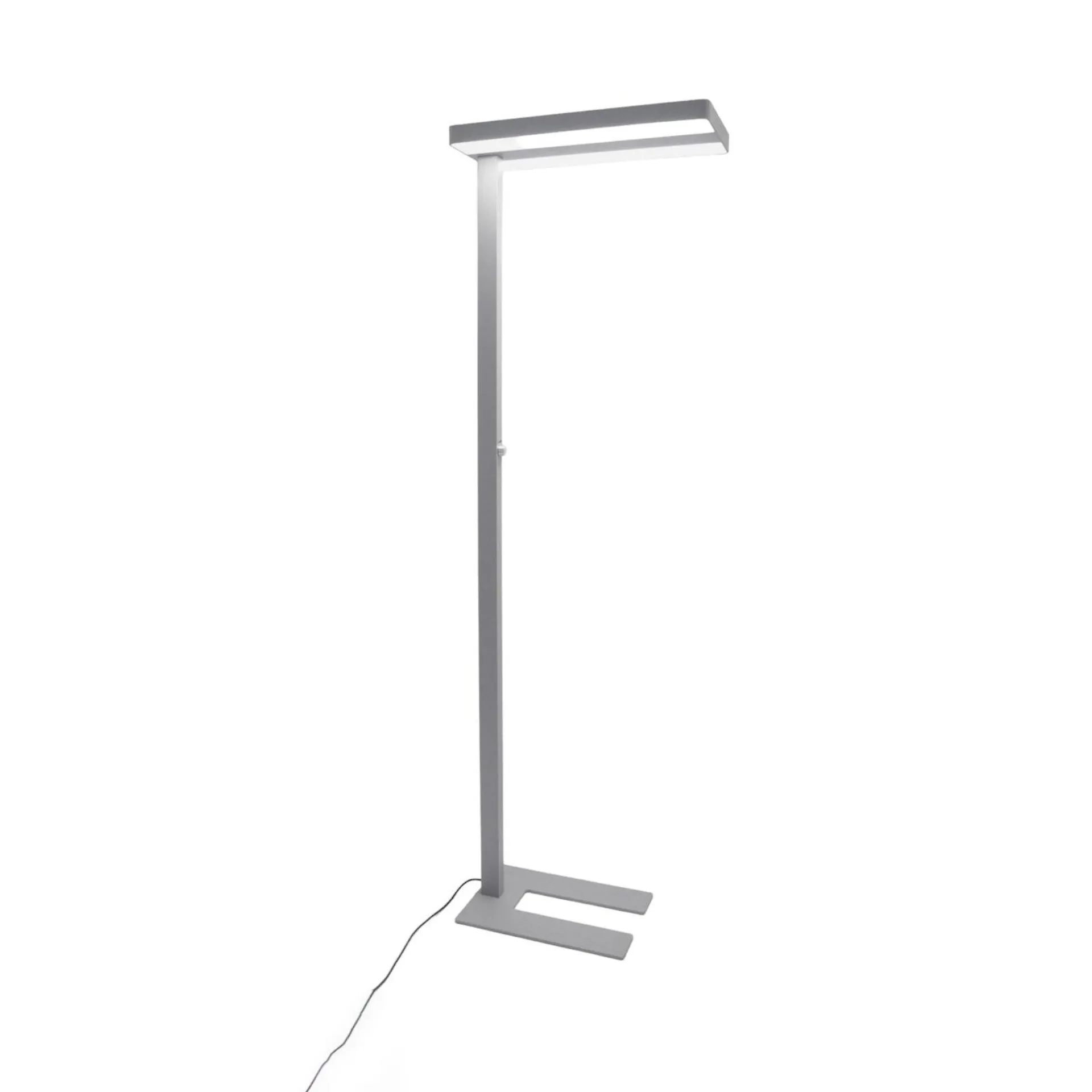 Arcchio LED-Stehleuchte Logan Neo, silber, 8.000 lm, dimmbar