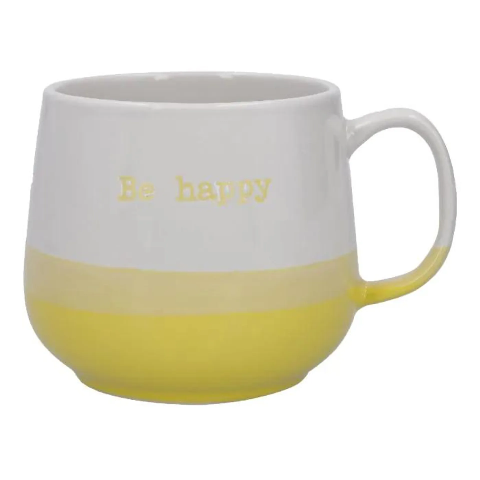 Becher Emotion, Be happy/gelb, 500 ml