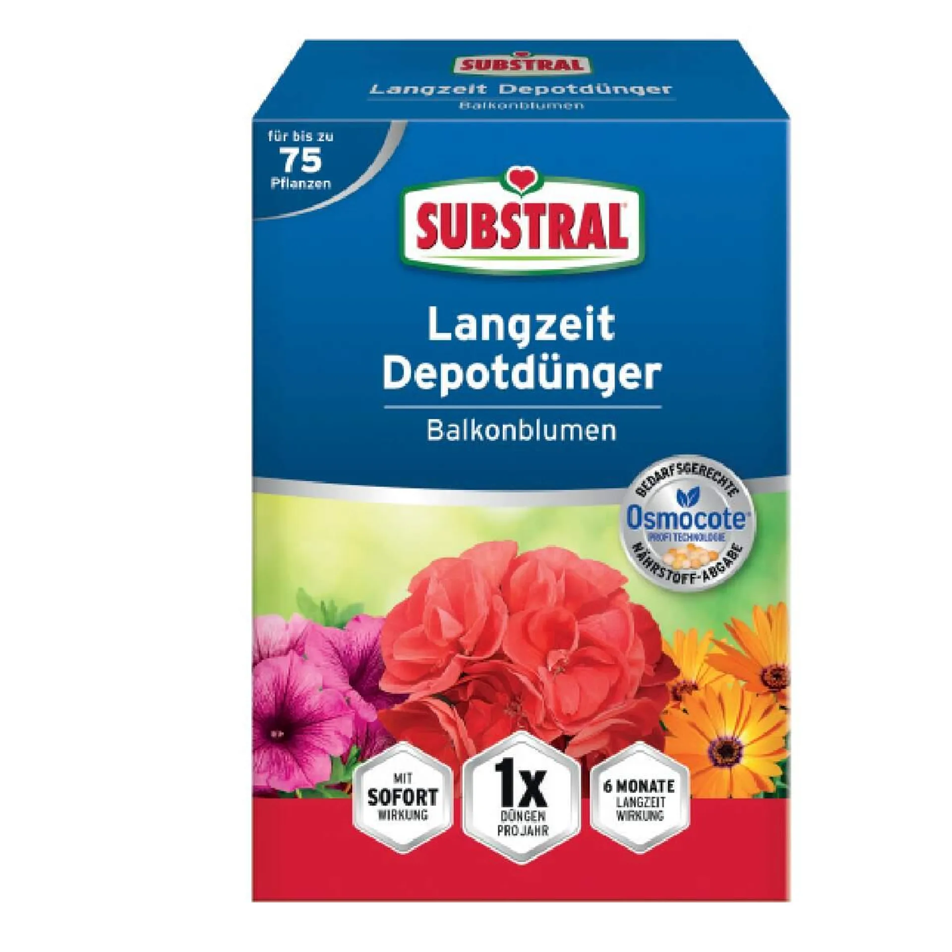 Balkonblumen-Langzeitdünger Osmocote 750g