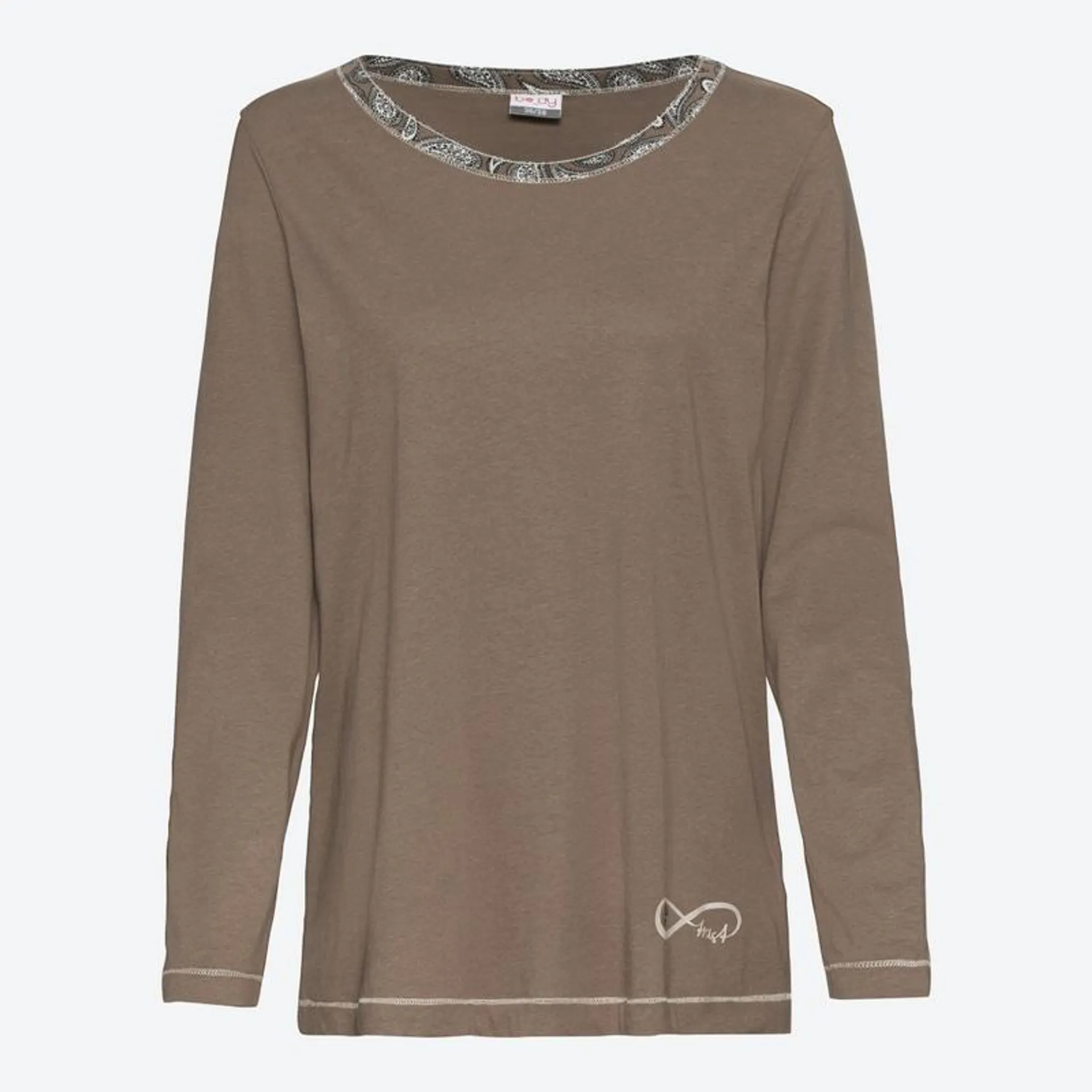 Damen-Schlafanzug mit Paisley-Muster, 2-teilig