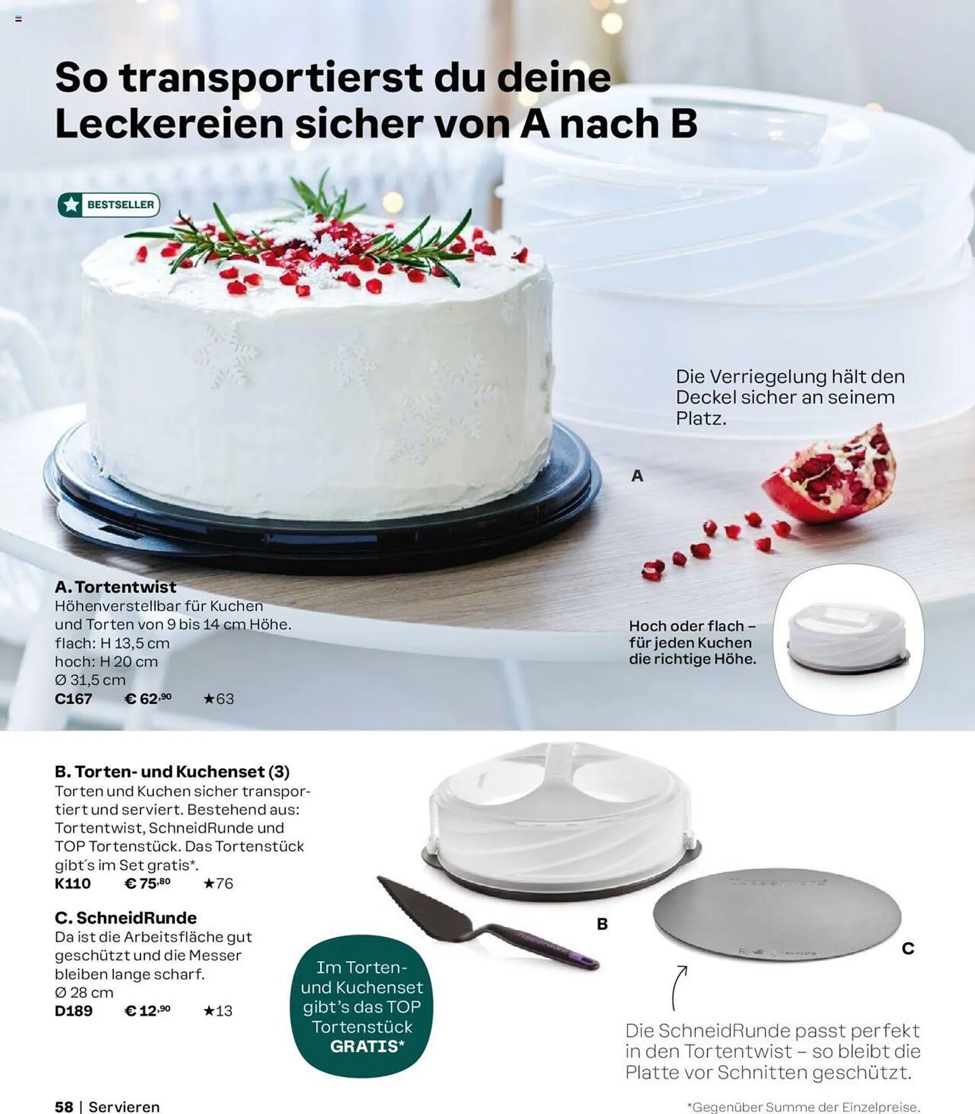 Tupperware Flugblatt von 1. September bis 28. Februar 2025 - Flugblätt seite  58