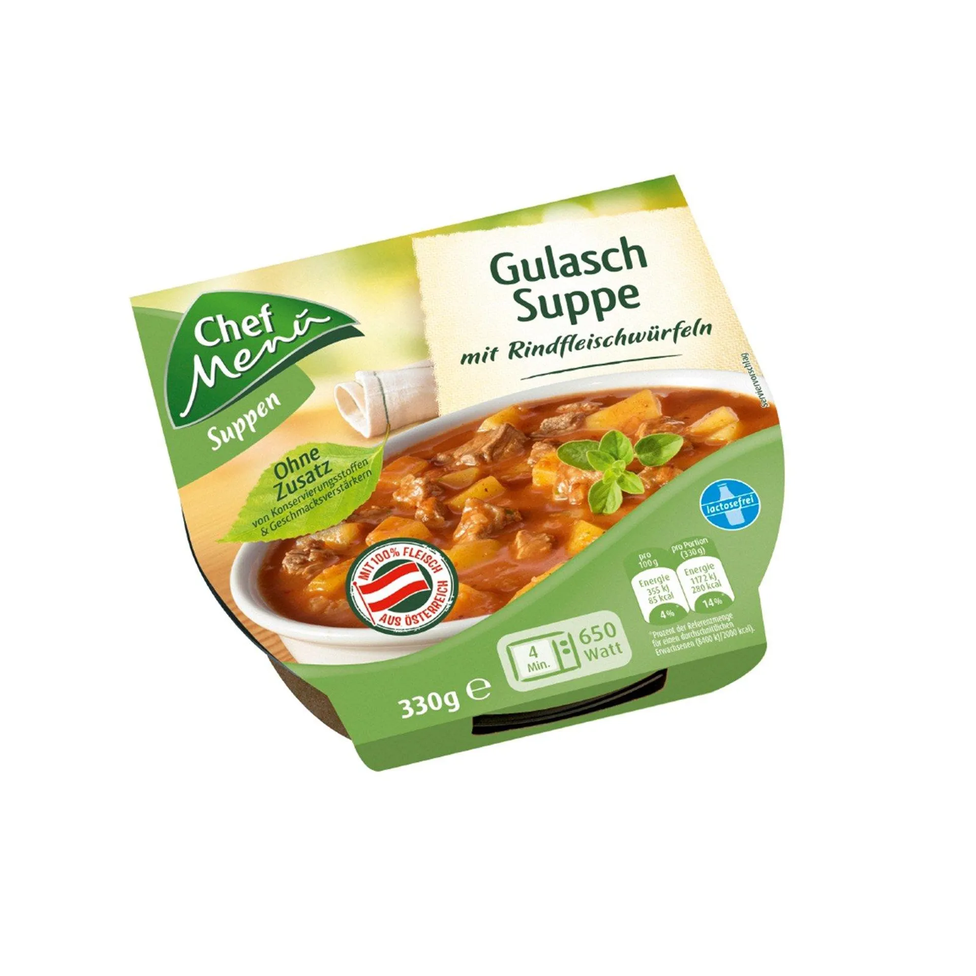 Chef Menü Gulaschsuppe