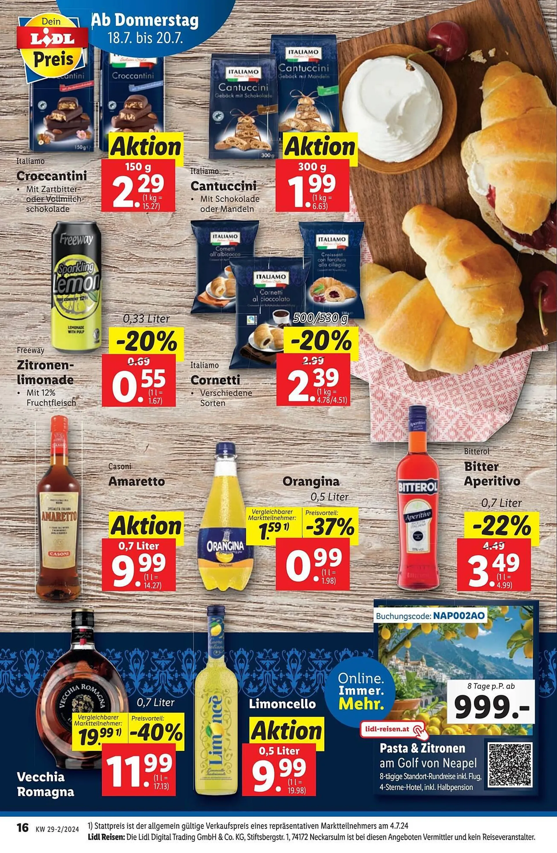 Lidl Flugblatt von 18. Juli bis 24. Juli 2024 - Flugblätt seite  16