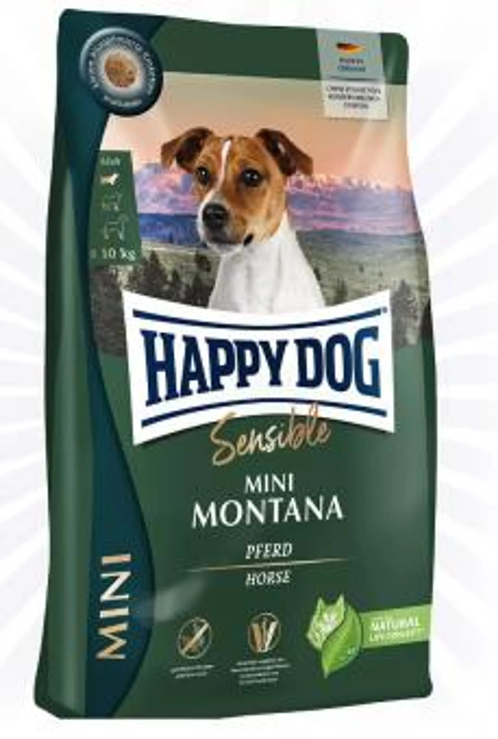 HAPPY DOG Sensible Mini Montana 300g mit Pferd