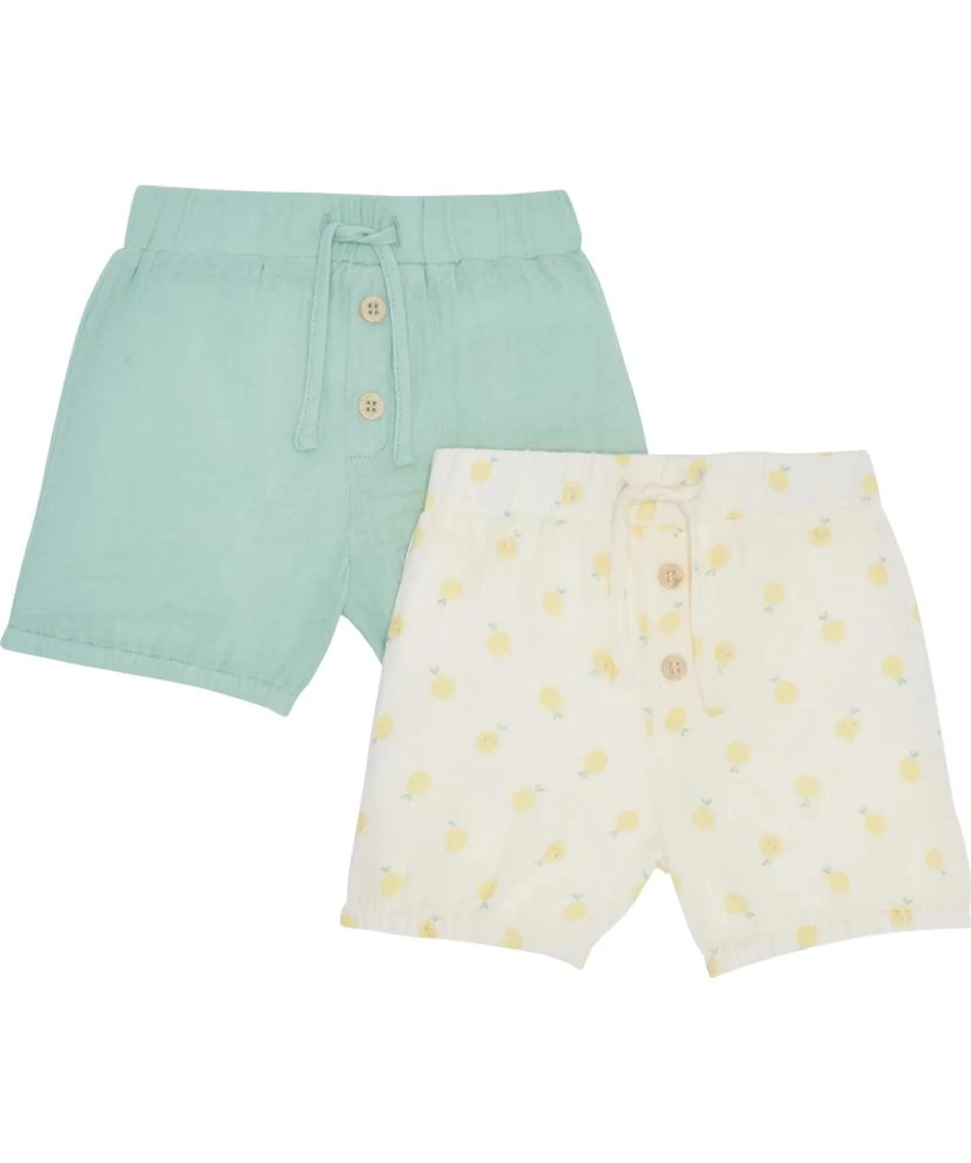 Newborn Musselin-Shorts 2er-Pack, Ergee