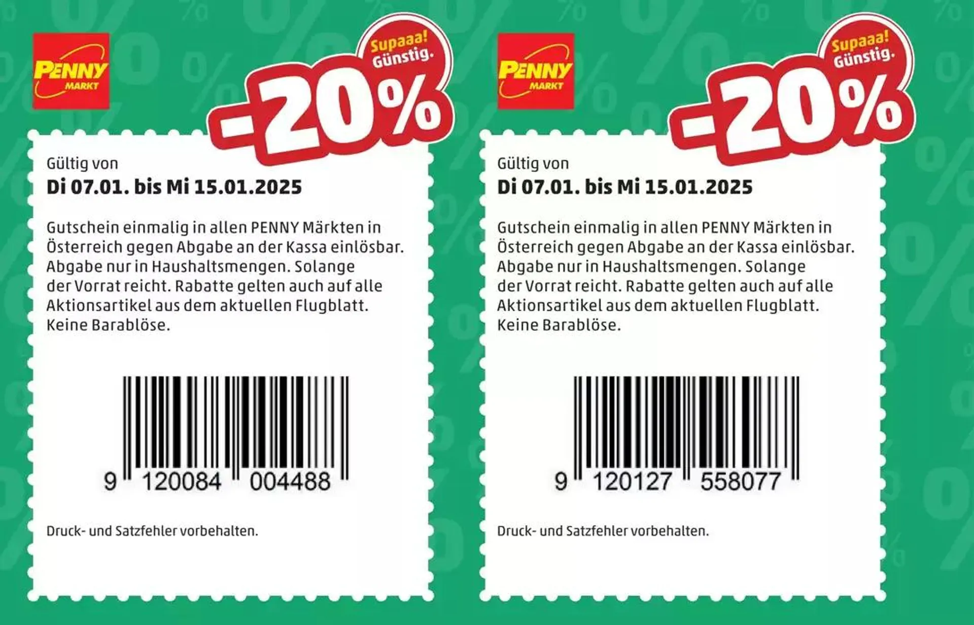 Unsere besten Deals für Sie von 1. Jänner bis 8. Jänner 2025 - Flugblätt seite  22