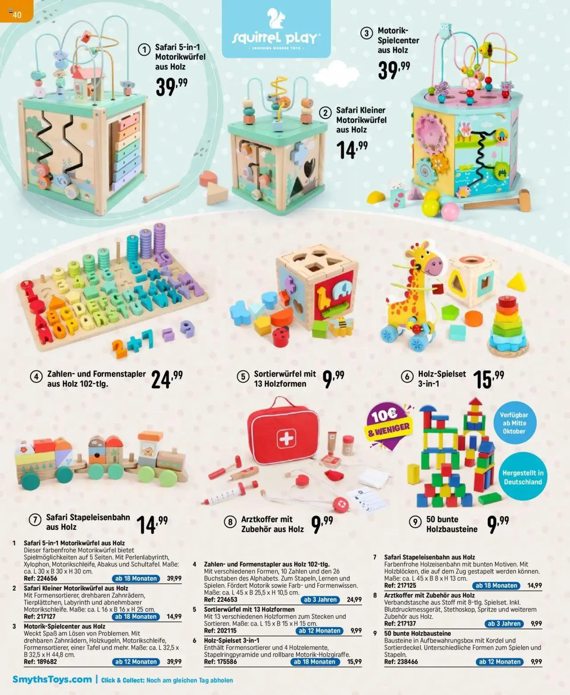 Smyths Toys Angebote von 25. September bis 13. Dezember 2024 - Flugblätt seite  40