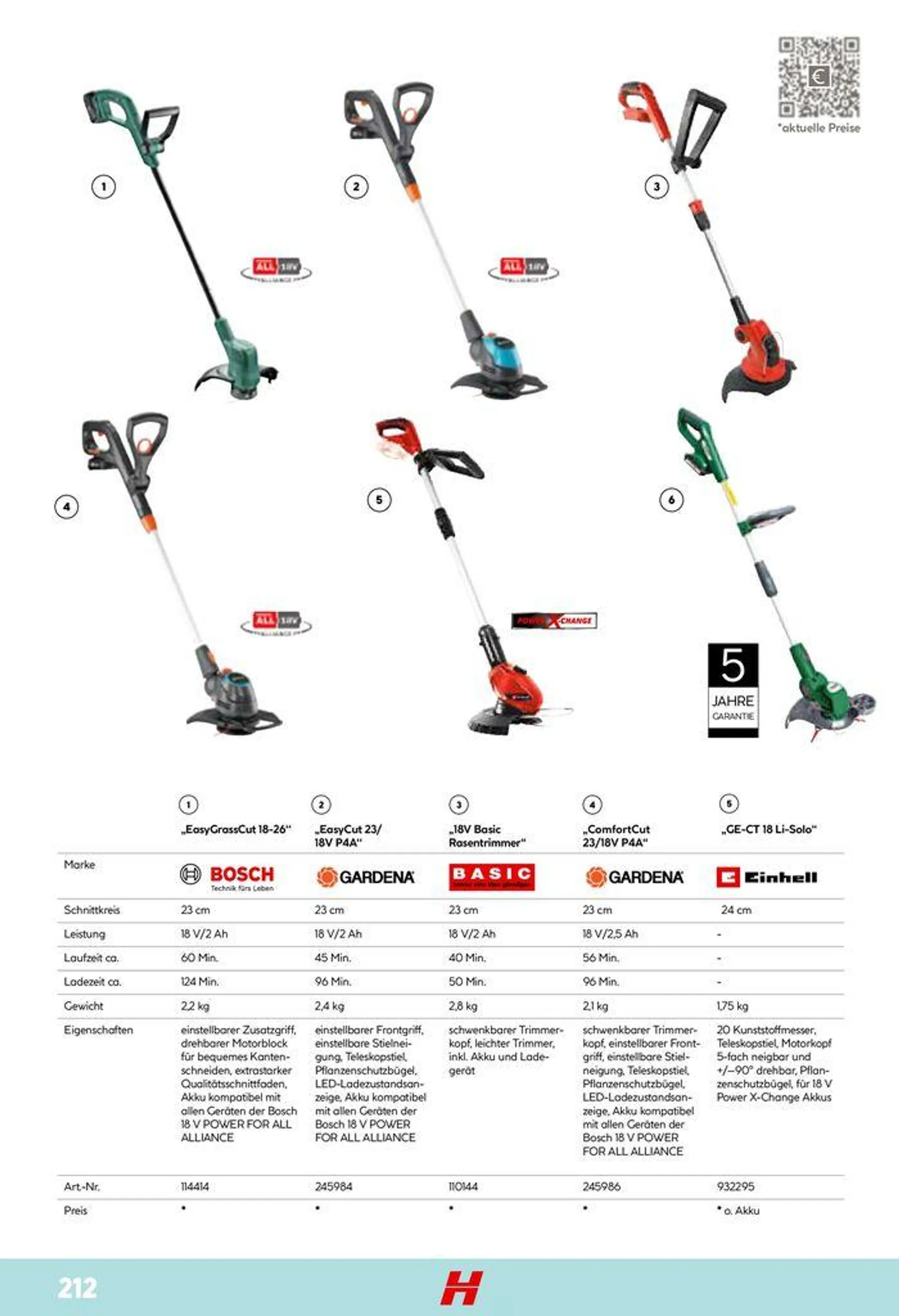 Gartenkatalog 2024 von 28. Mai bis 31. Dezember 2024 - Flugblätt seite  212