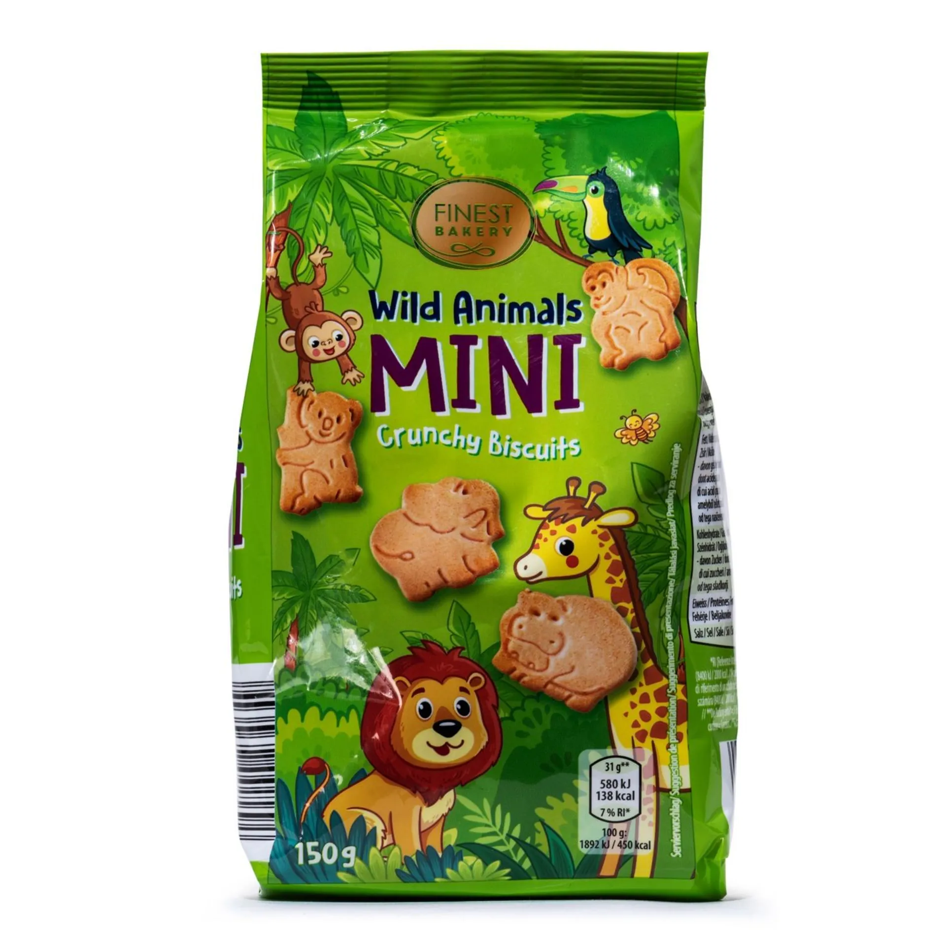 FINEST BAKERY Mini Kekse, Wilde Tiere