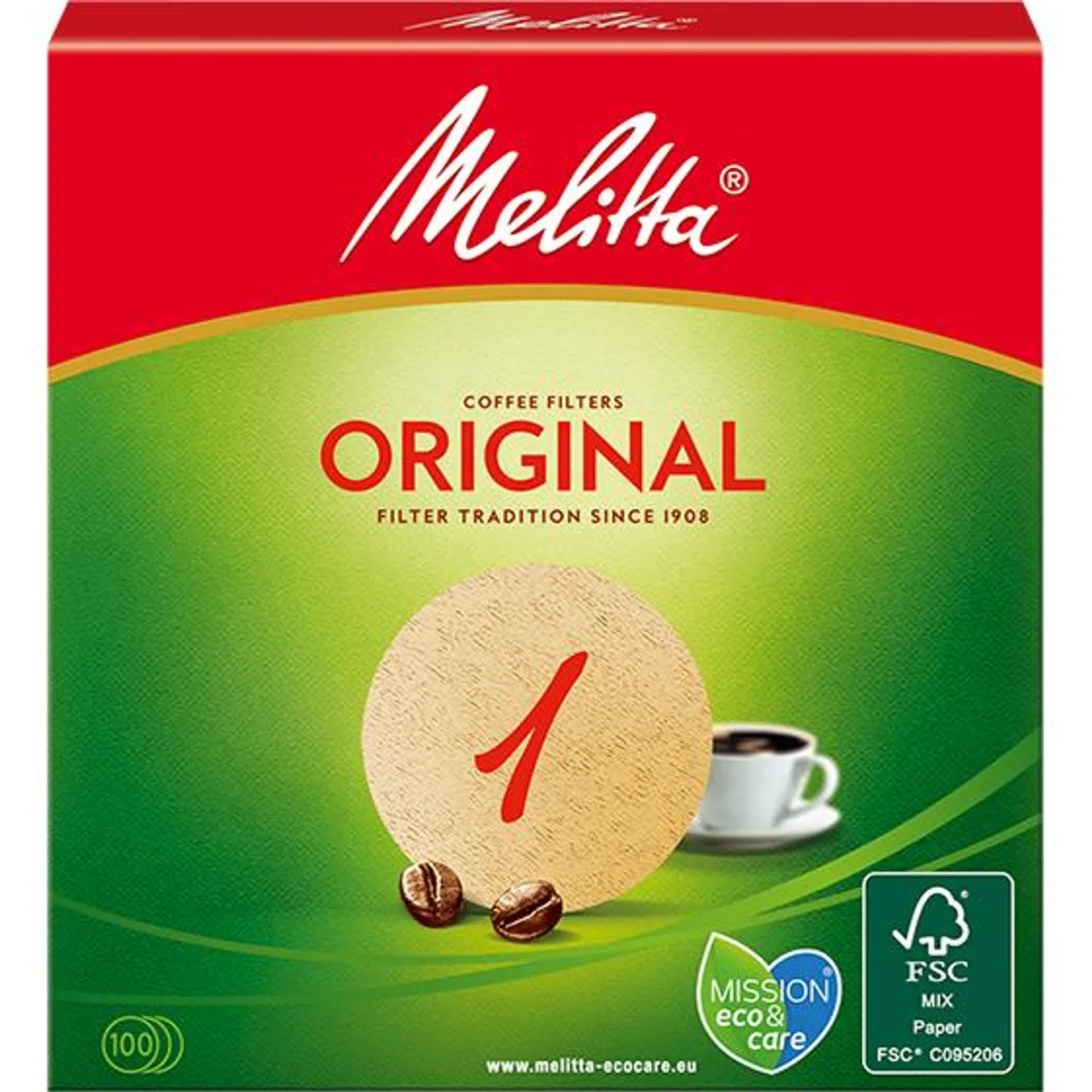 Melitta® Filtertüten® Original, rund, braun