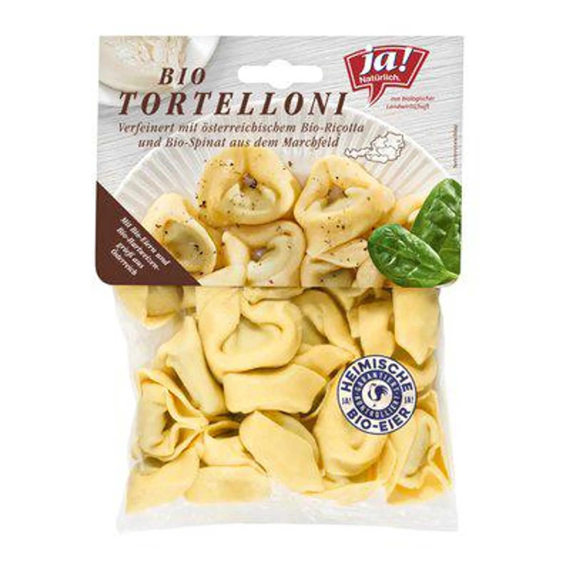 Ja! Natürlich Tortelloni Ricotta-Spinat