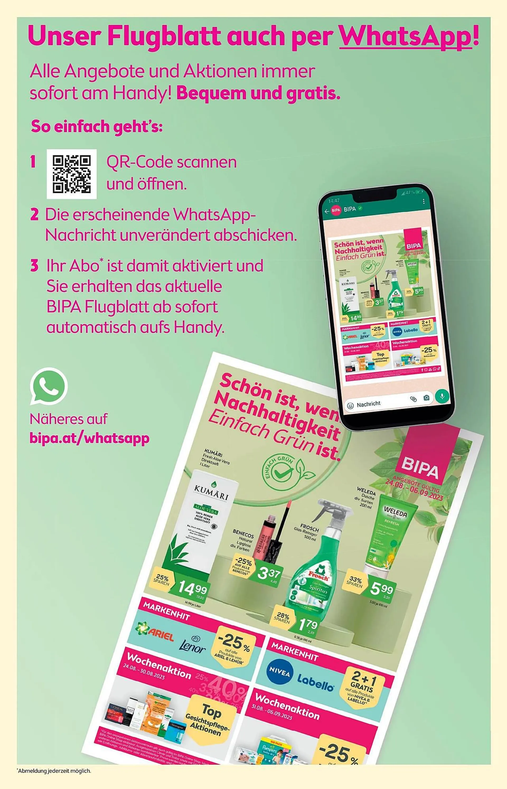 Bipa Flugblatt von 23. August bis 6. September 2023 - Flugblätt seite  11