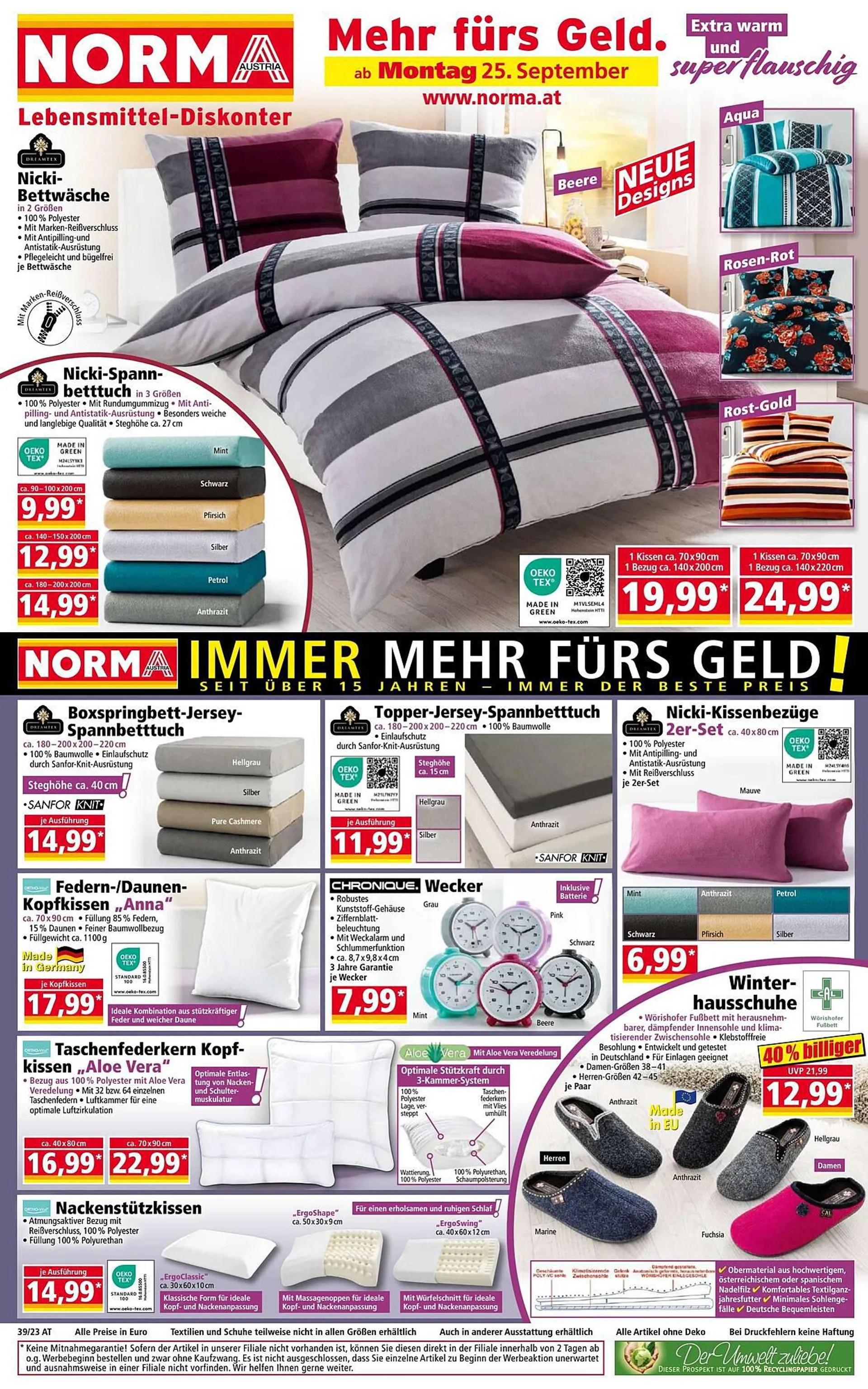 Norma Flugblatt von 24. September bis 30. September 2023 - Flugblätt seite  1