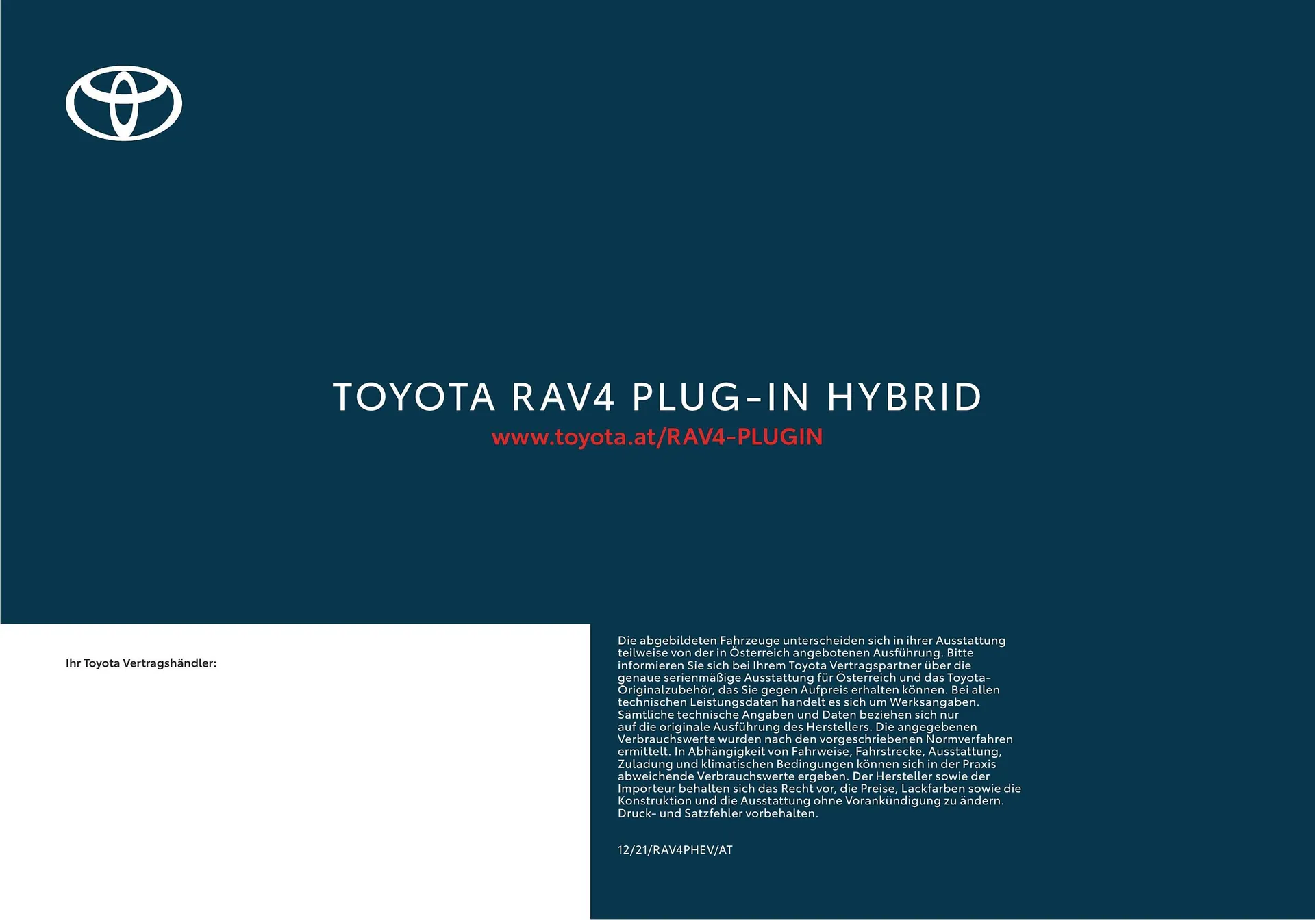 Toyota RAV4 Plug-in Flugblatt von 11. Juli bis 9. Jänner 2025 - Flugblätt seite  24