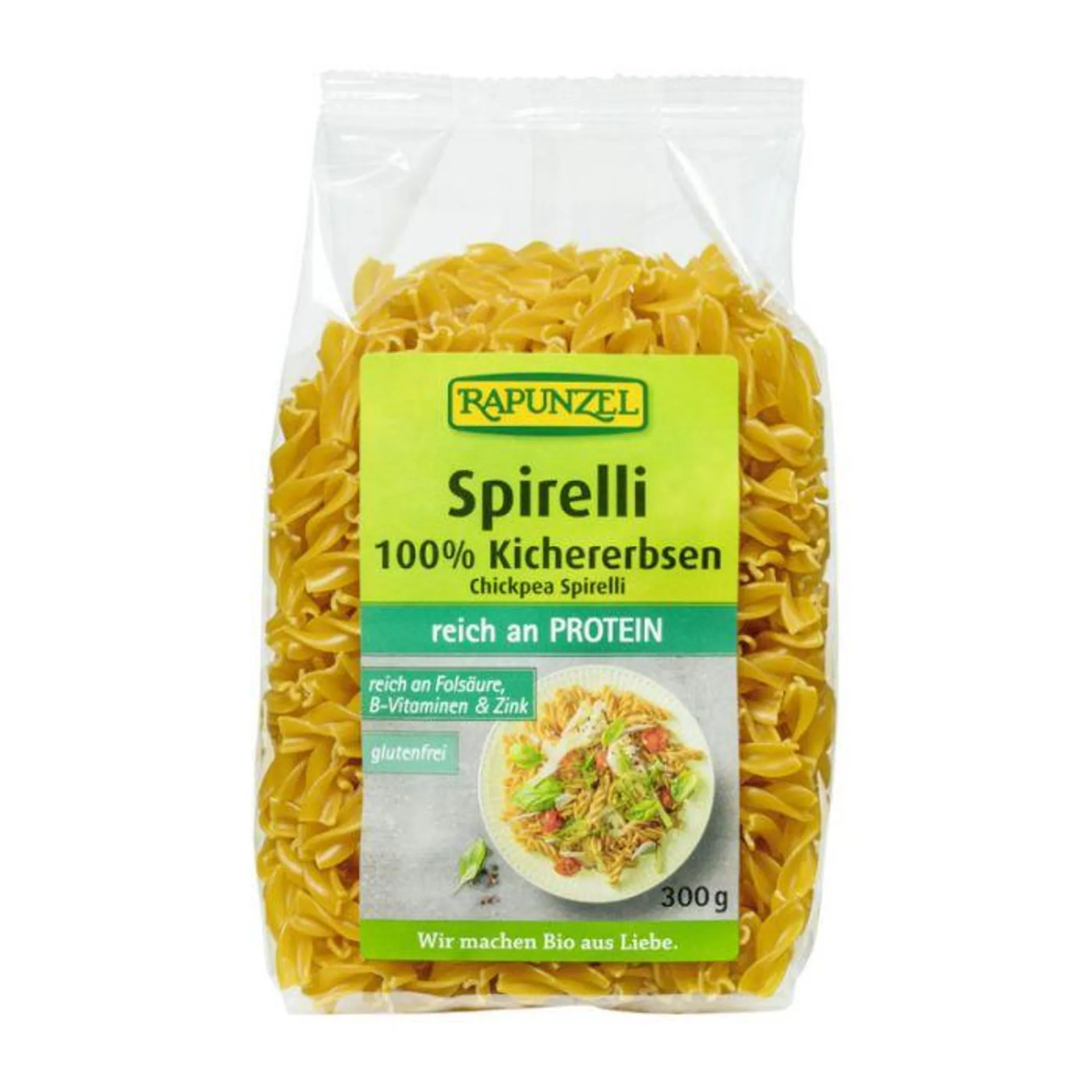 Rapunzel Kichererbsen Spirelli 300g