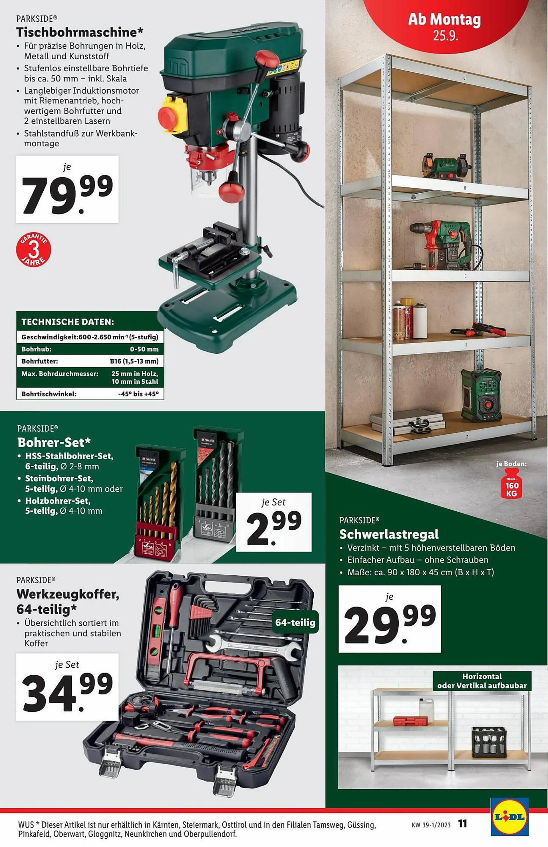 Lidl Flugblatt von 19. September bis 27. September 2023 - Flugblätt seite  11