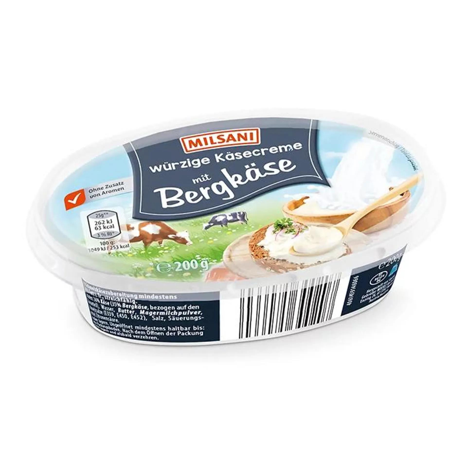 MILFINA Käsecreme, Bergkäse