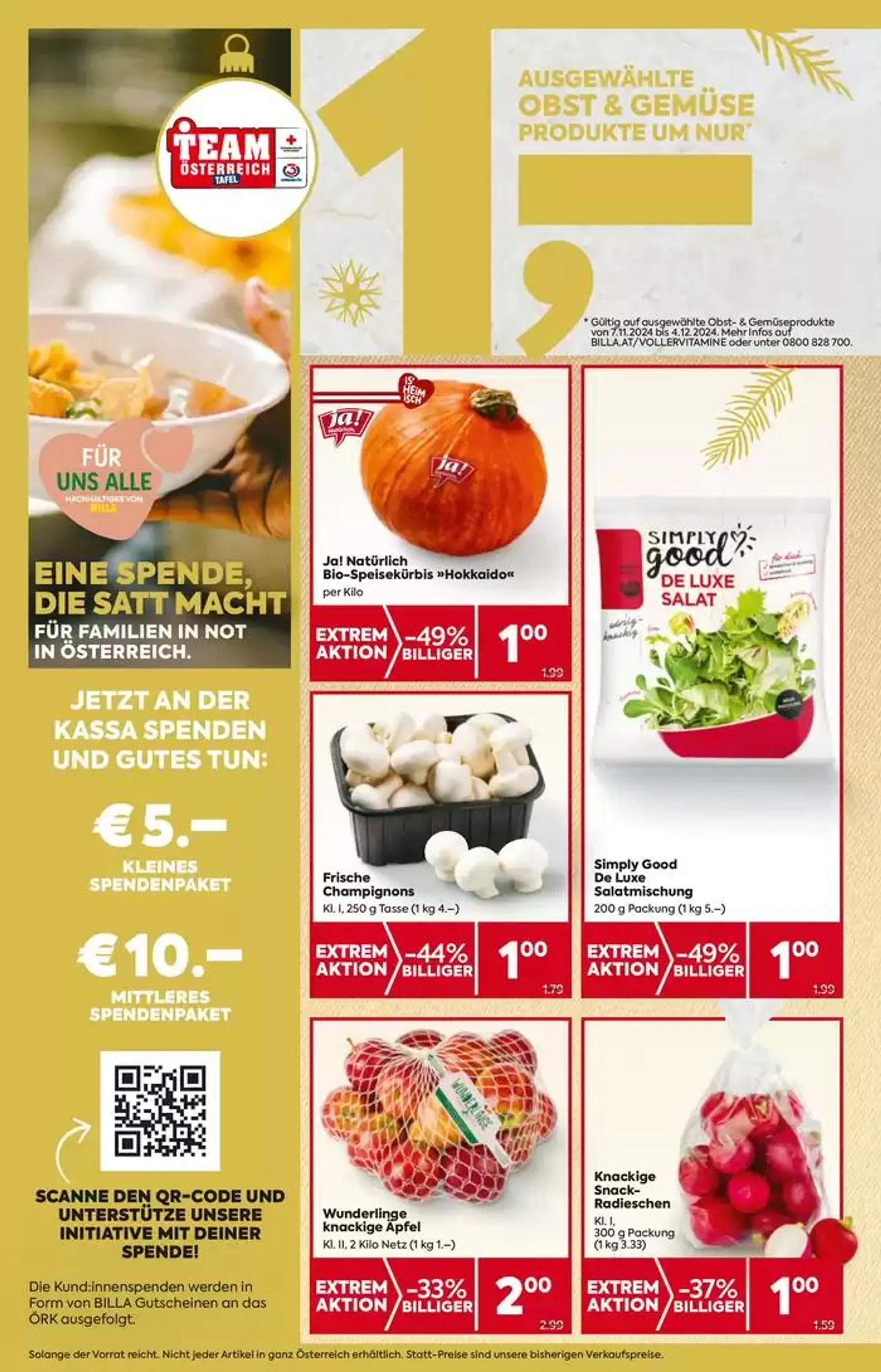 BILLA PLUS Flugblatt von 28. November bis 12. Dezember 2024 - Flugblätt seite  4