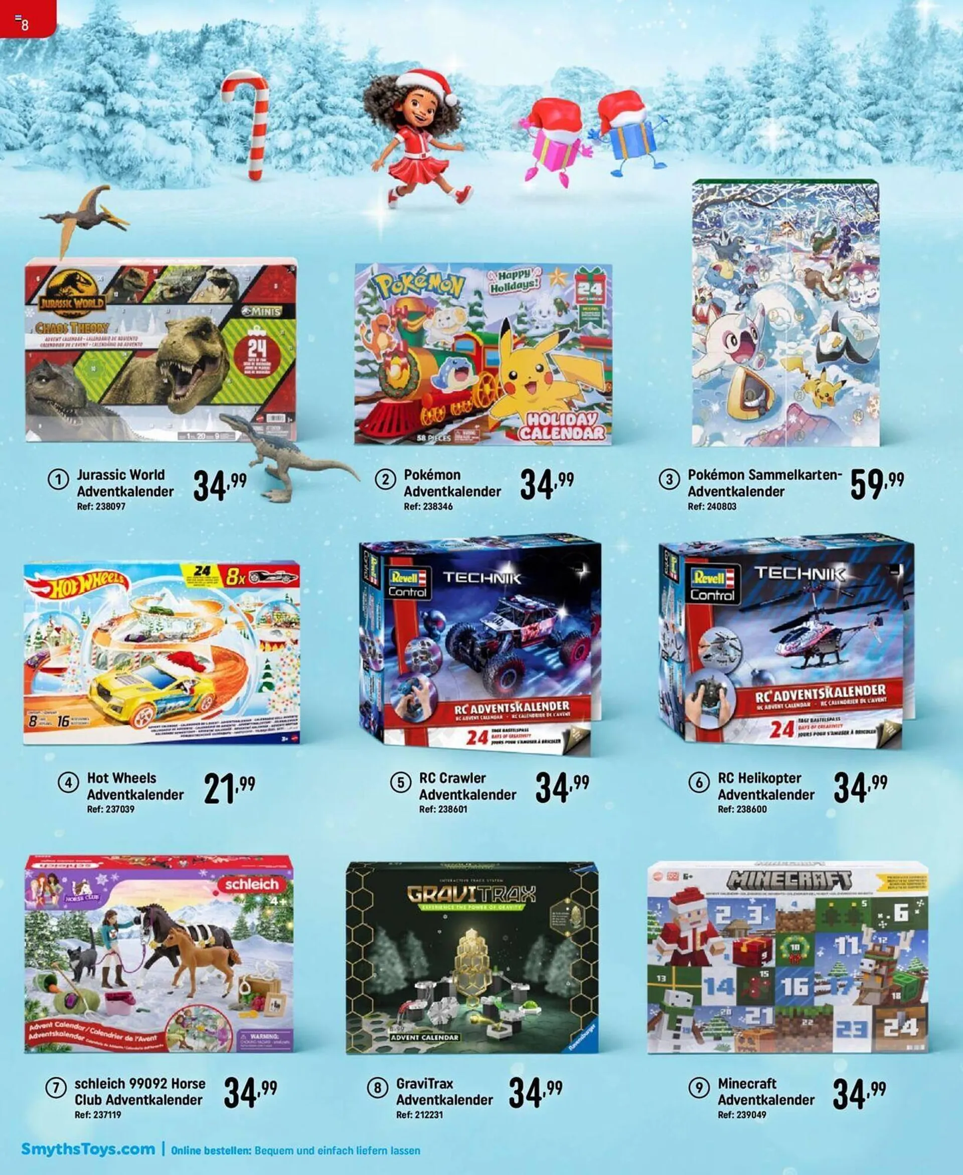 Smyths Toys Flugblatt von 25. September bis 13. Dezember 2024 - Flugblätt seite  8