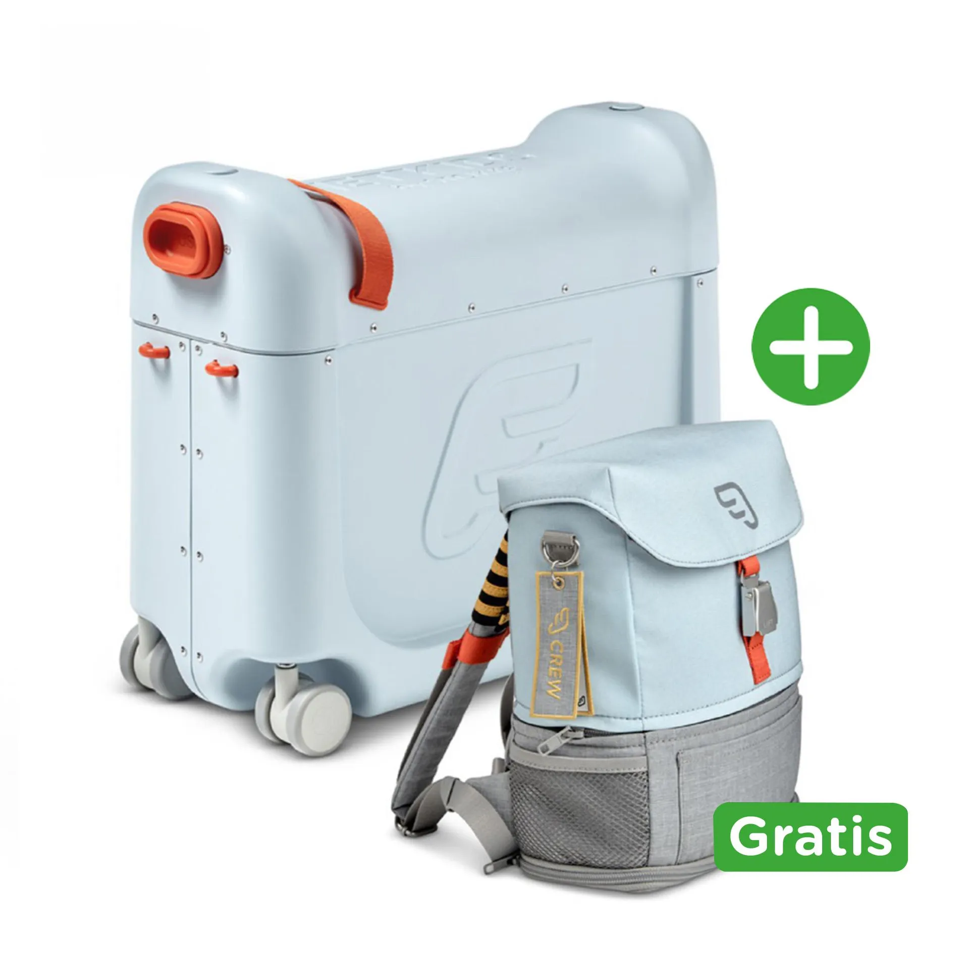 Jetkids™ Bundle BedBox™ mit Crew Back Pack Sky Blue