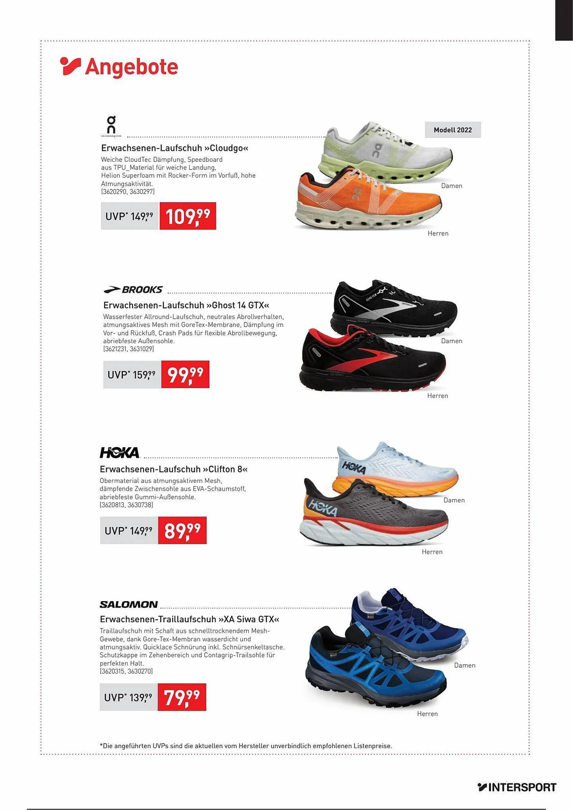 Intersport Flugblatt von 3. April bis 31. Dezember 2023 - Flugblätt seite  3