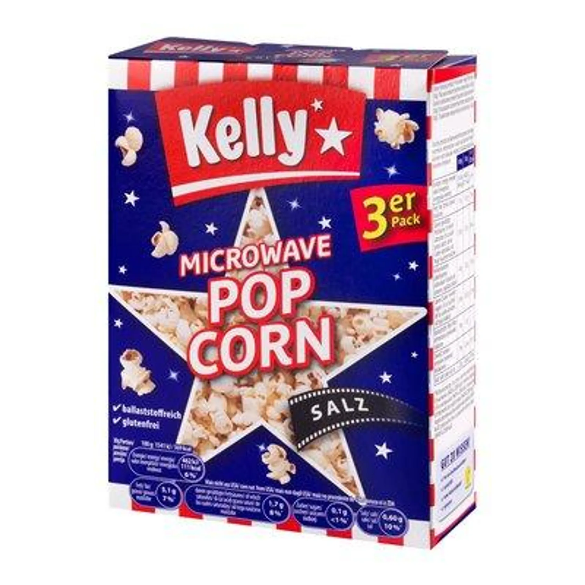 Kelly's Mikrowellenpopcorn Salz