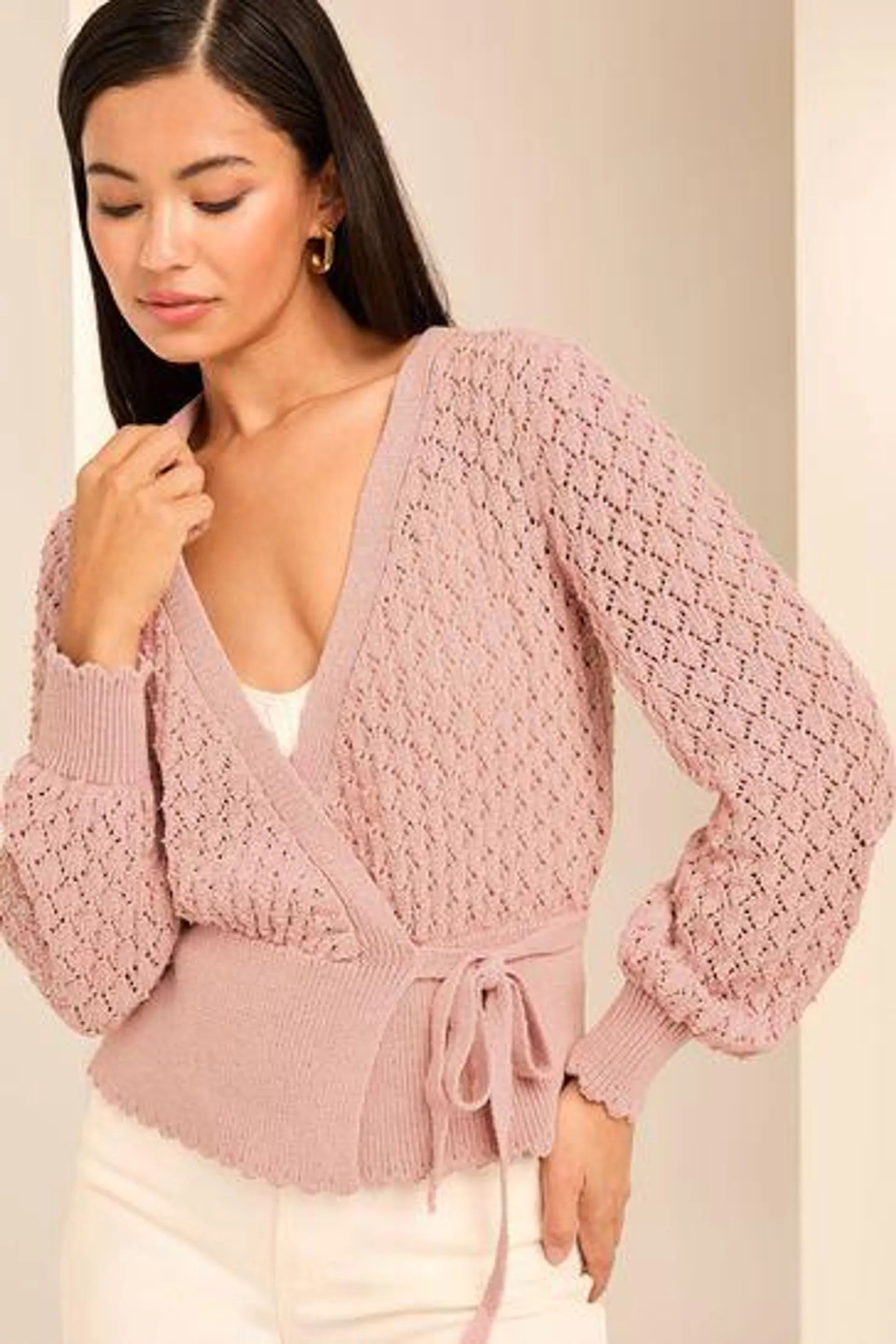 Lipsy Tie Side Wrap Cardigan