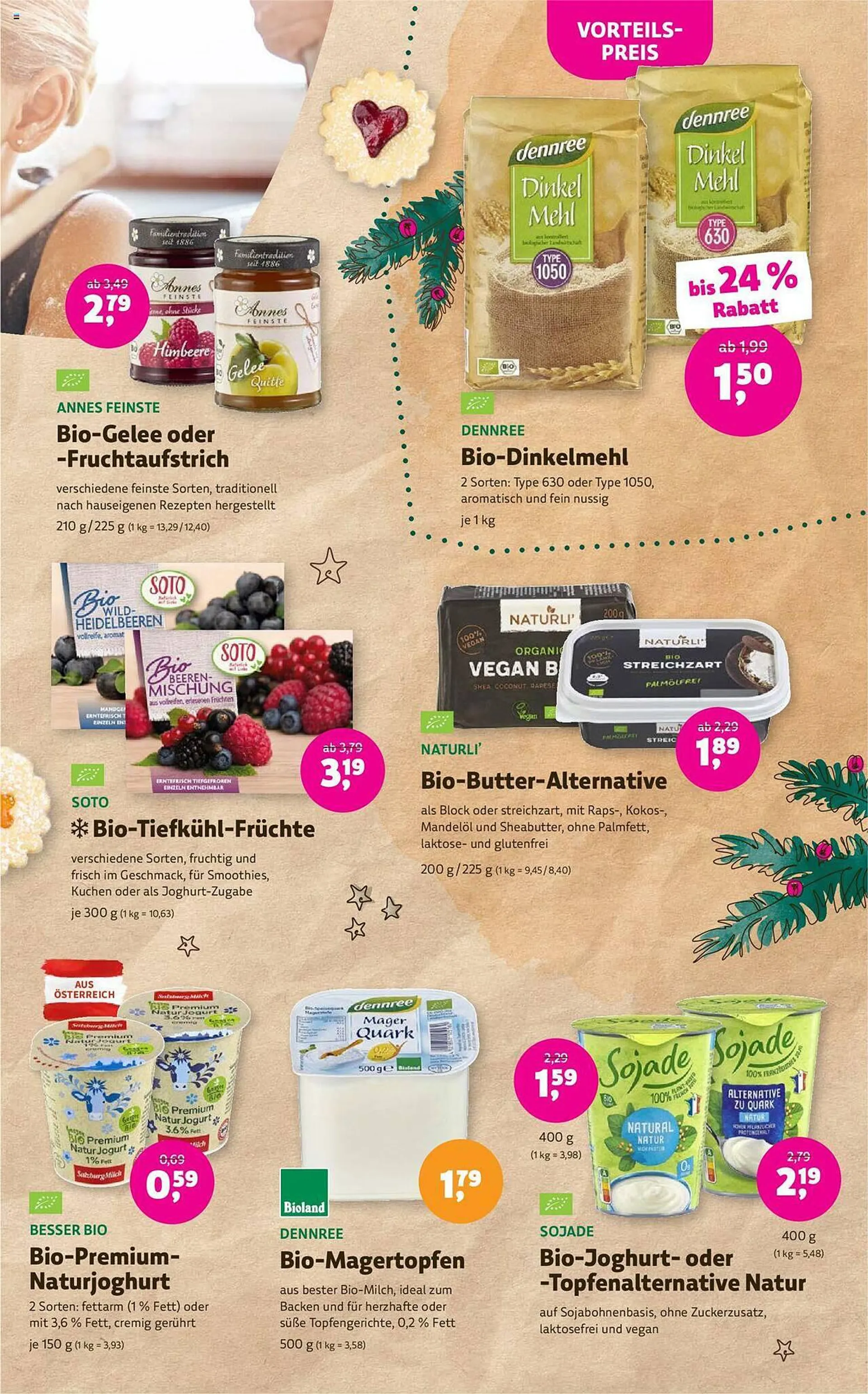 Denn's Biomarkt Flugblatt von 8. November bis 21. November 2023 - Flugblätt seite  3