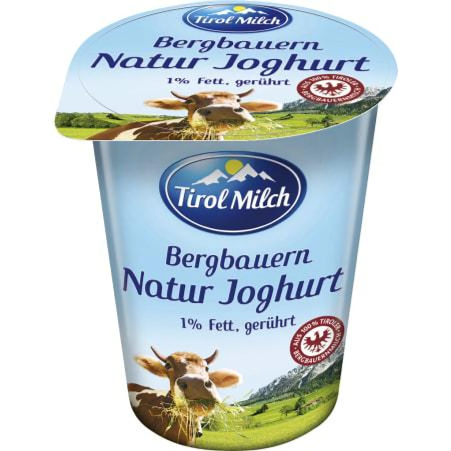 Bergbauern Naturjoghurt 1,0% gerührt 250 gr