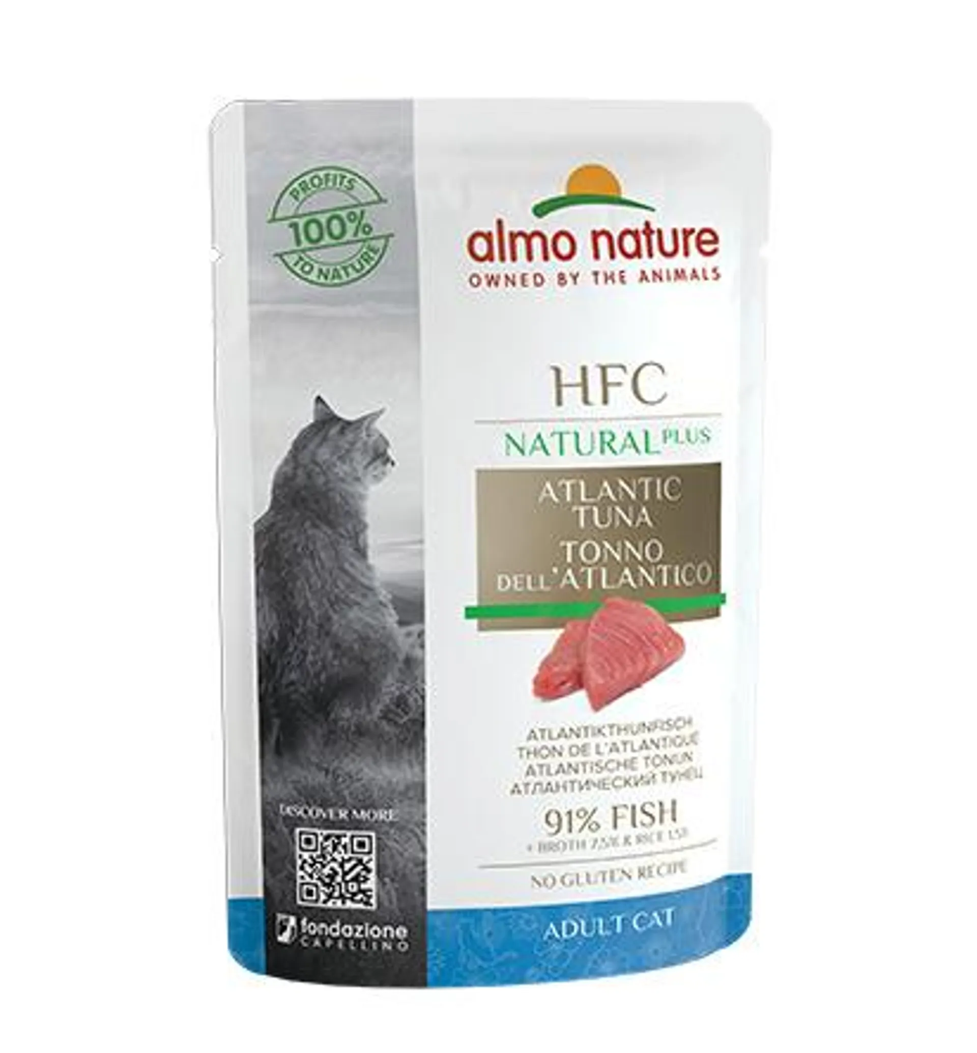 Almo Nature HFC Natural Plus Atlantikthunfisch Katzen Nassfutter 55 g